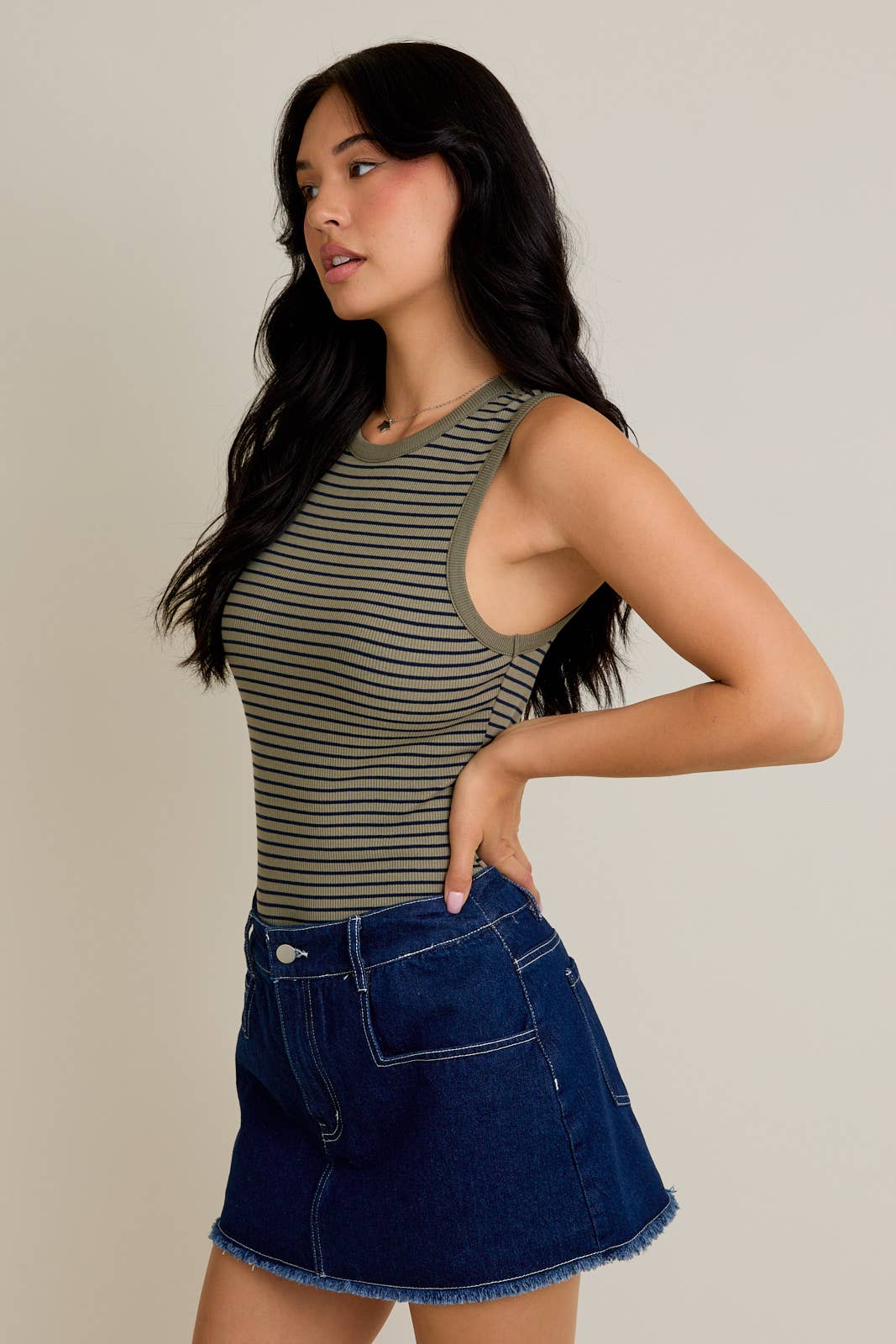 Sunday Striped Bodysuit