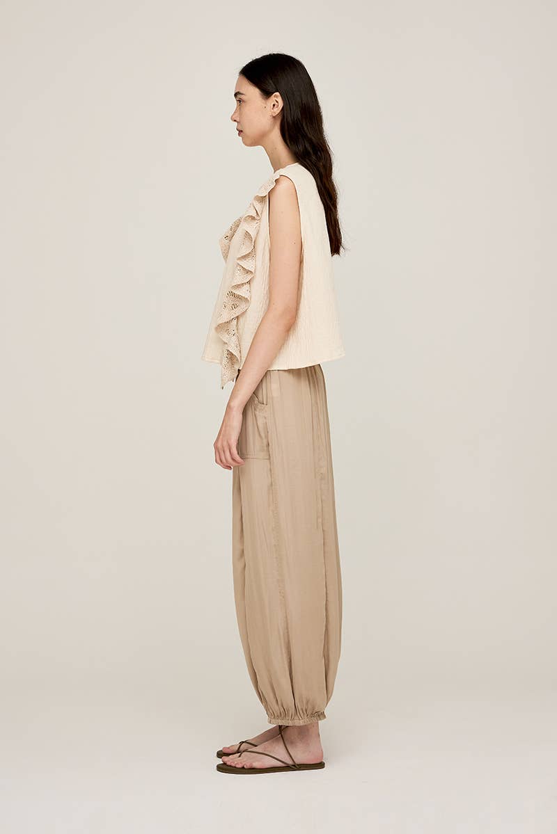Charlotte Crochet Trim Top - NYC