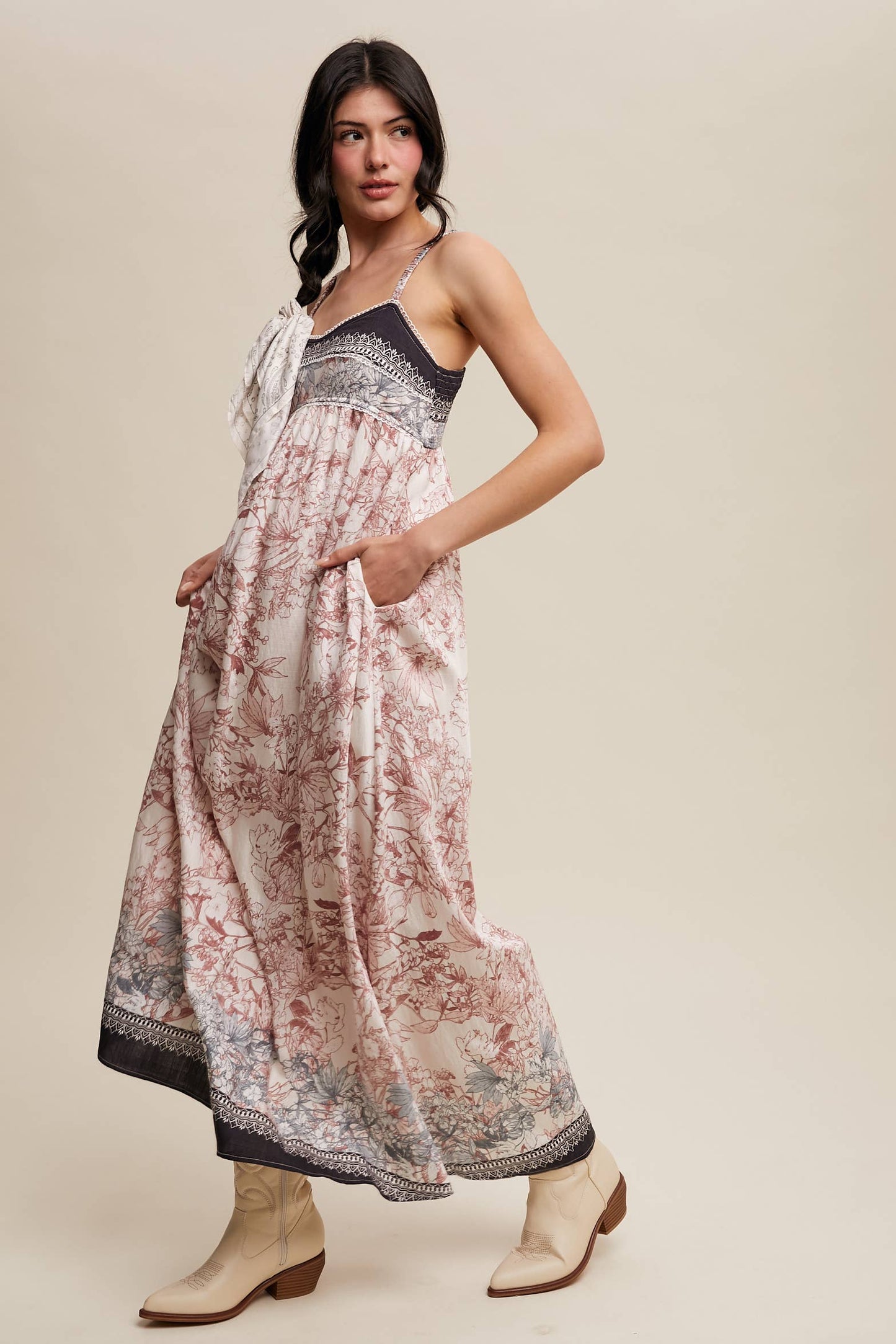 Ethereal Floral Maxi Dress