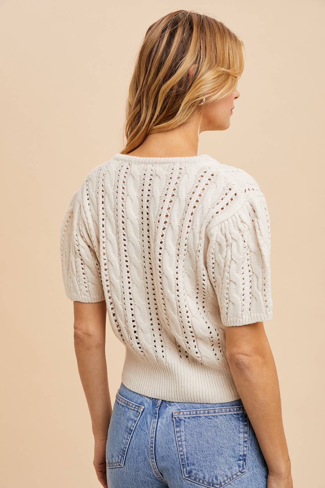 Puff Sleeve Cardigan