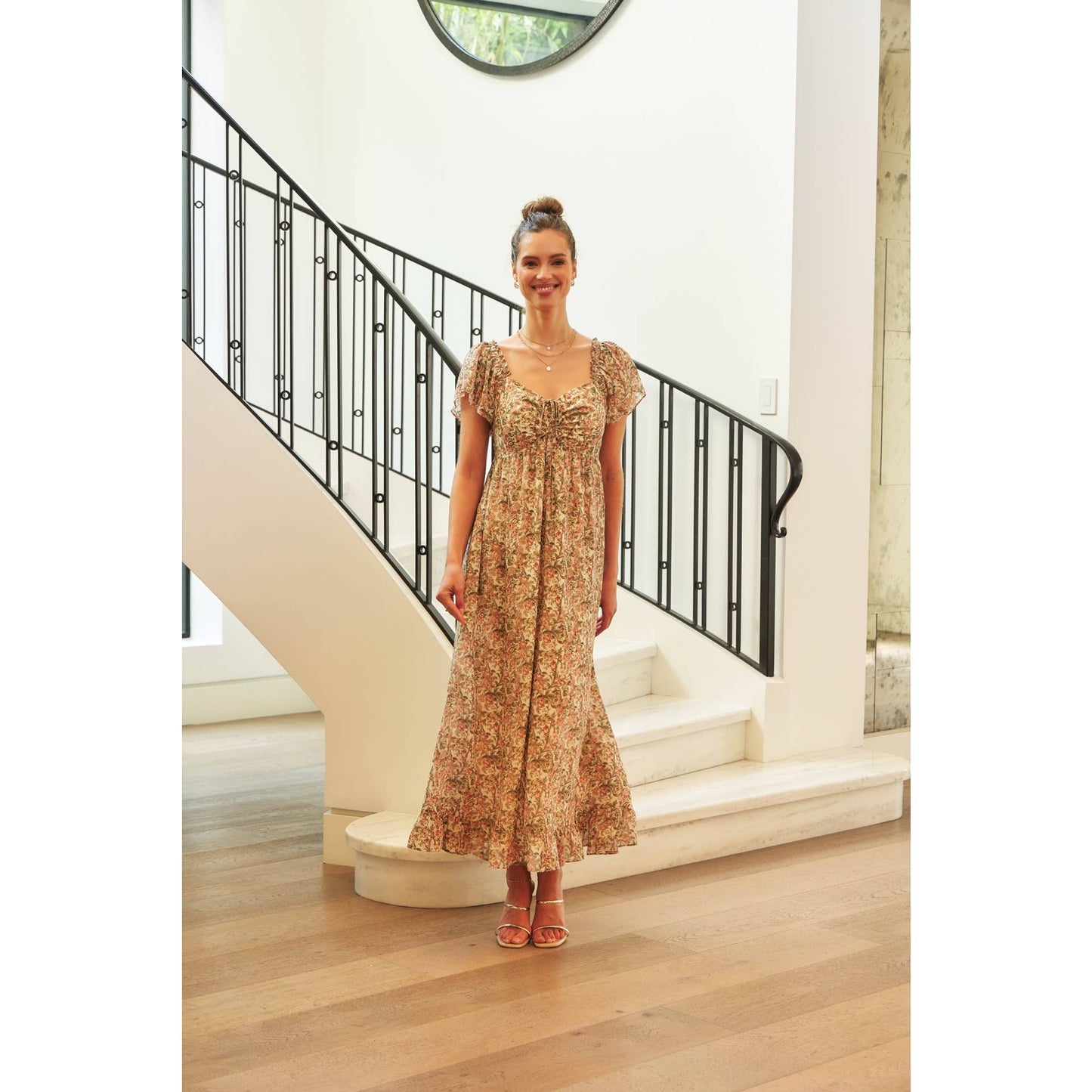 Flutter Maxi Sleeve Dress