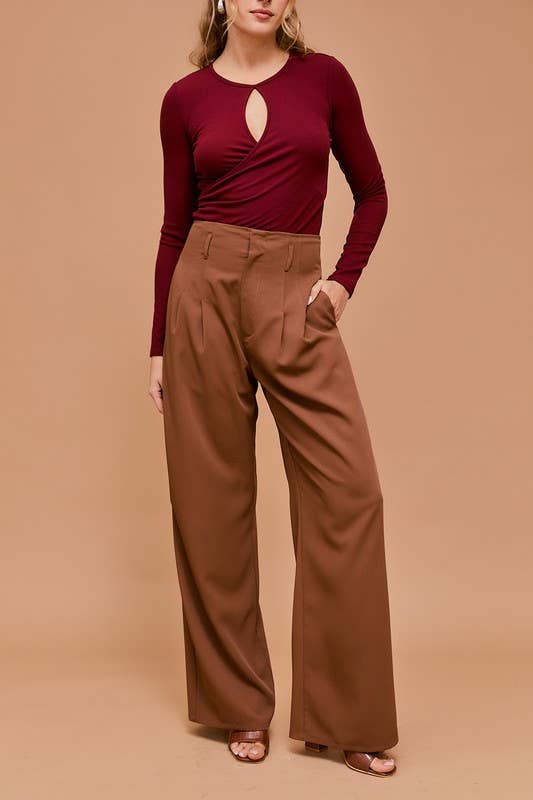 Katarina High Waist Wide Leg Pants