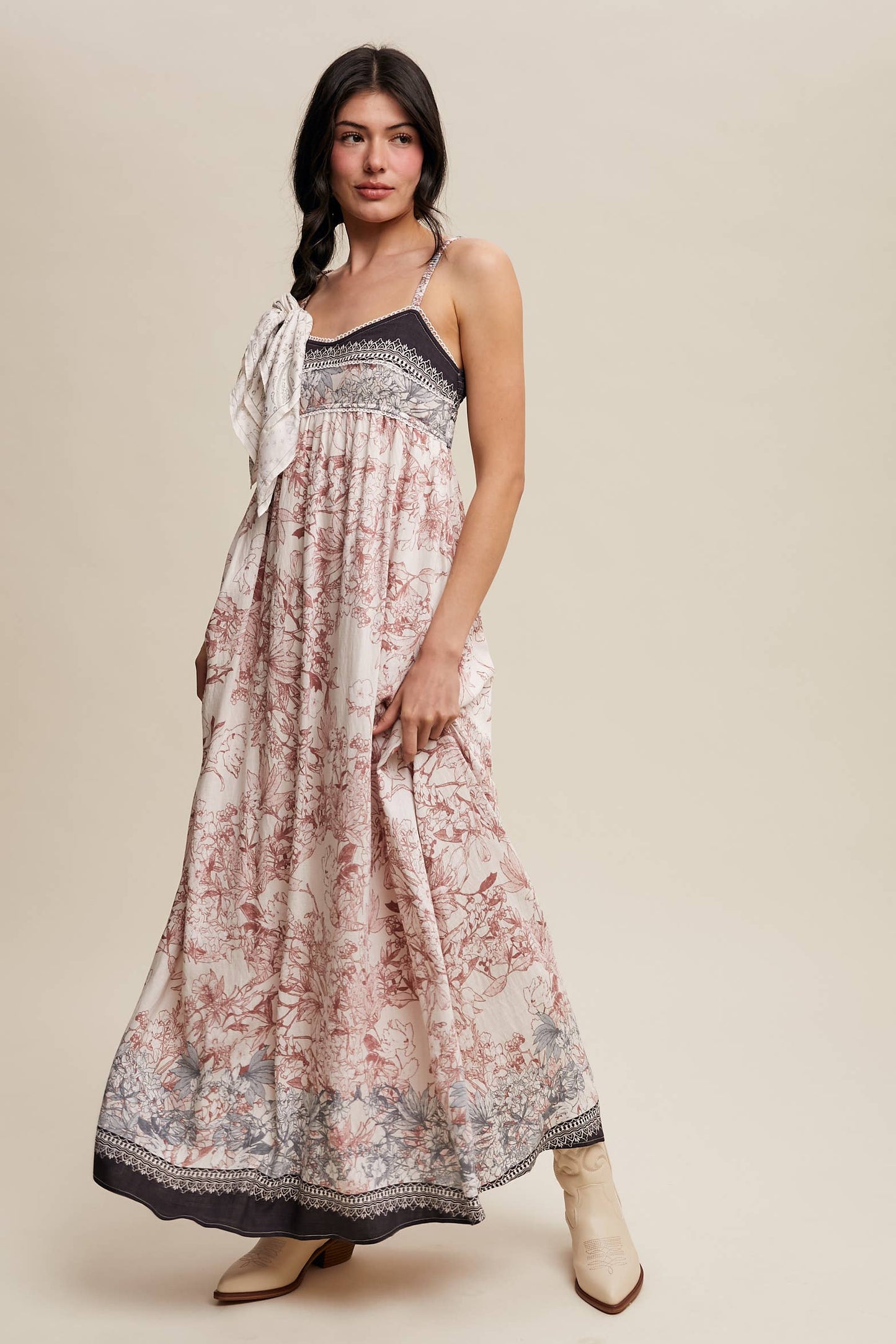 Ethereal Floral Maxi Dress