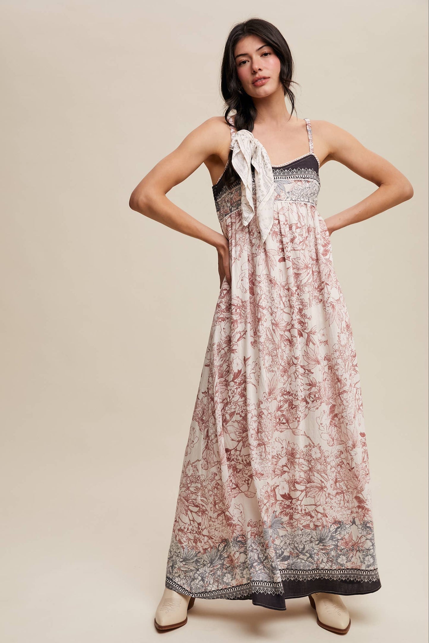 Ethereal Floral Maxi Dress