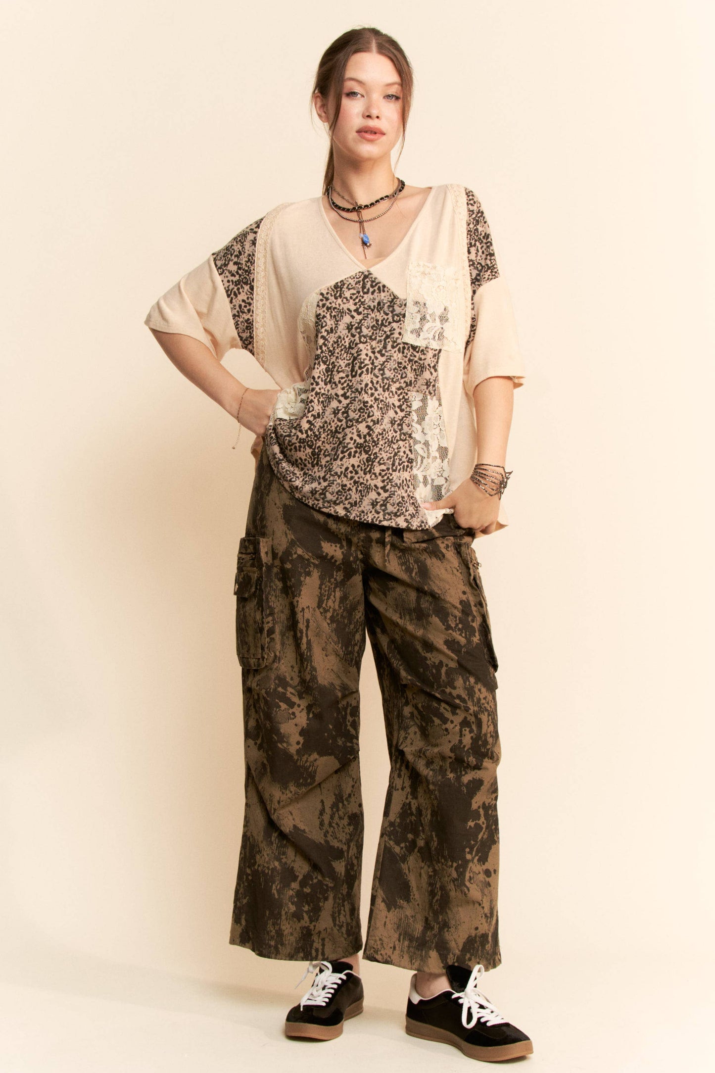 Boho Patchwork Top