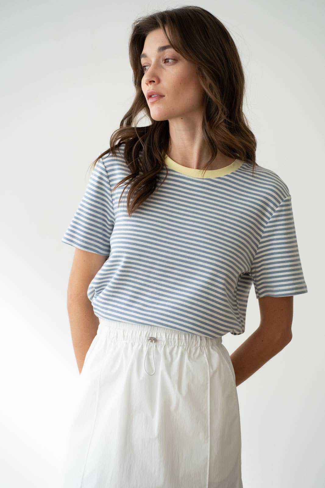 Contrast Striped Top