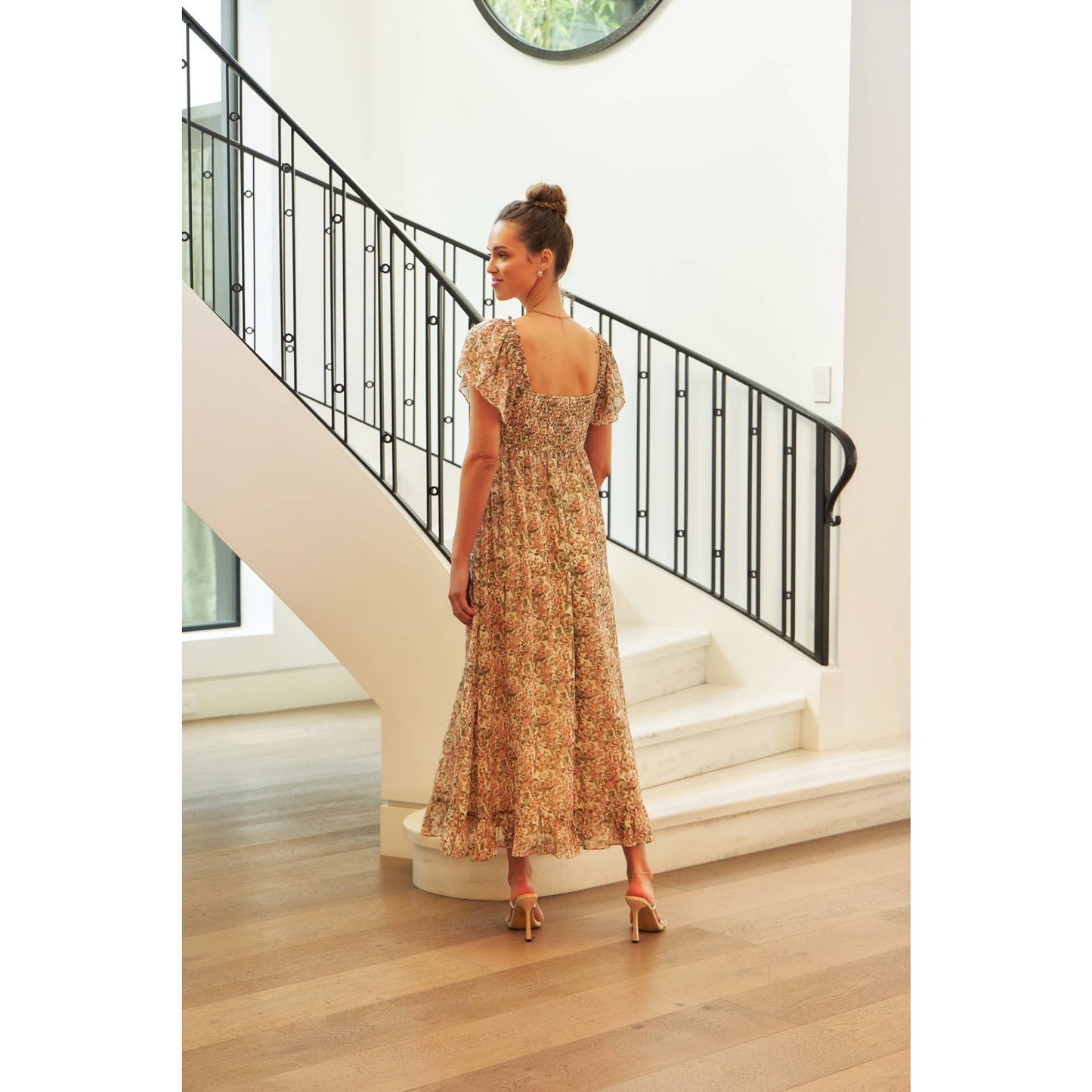 Flutter Maxi Sleeve Dress