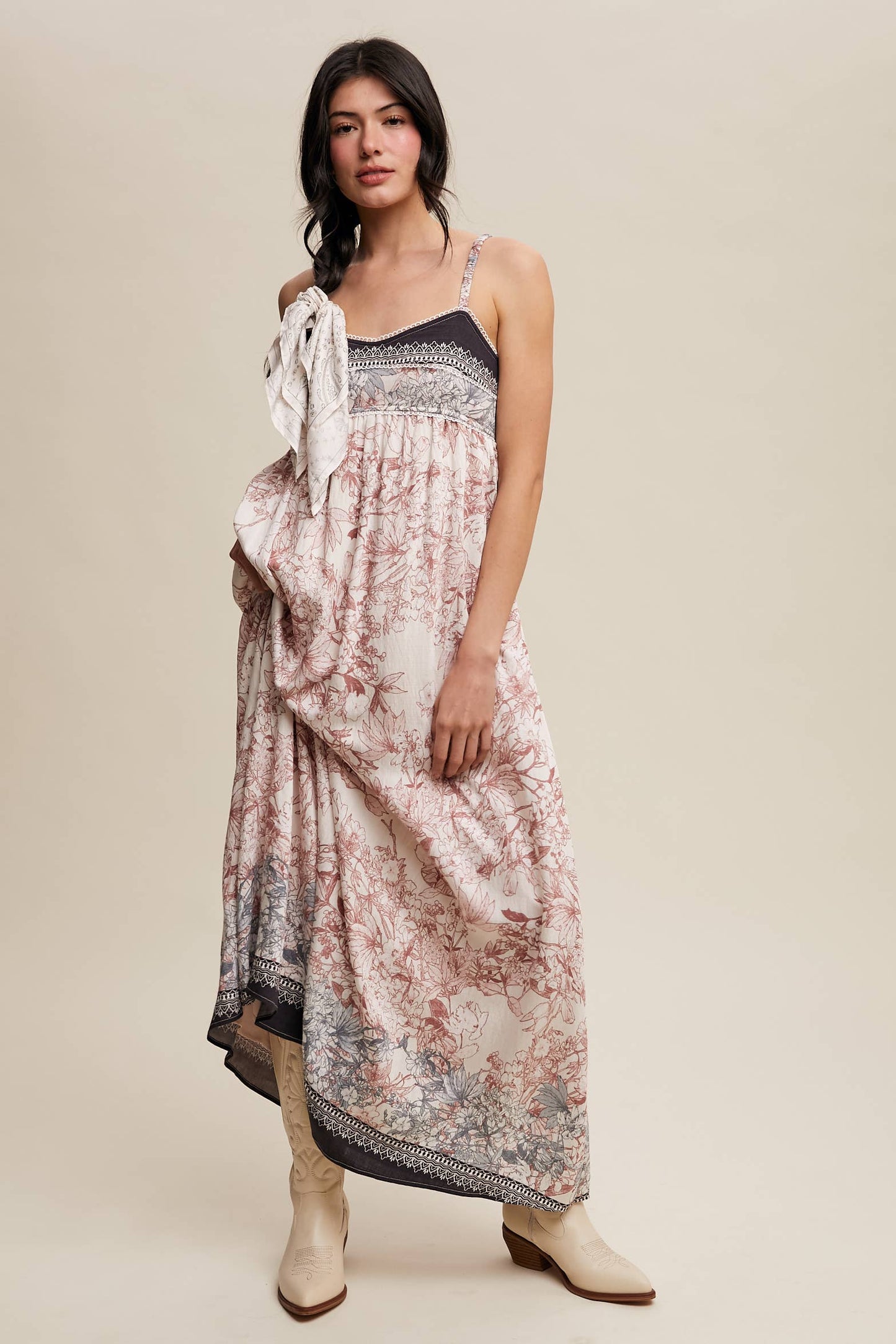 Ethereal Floral Maxi Dress