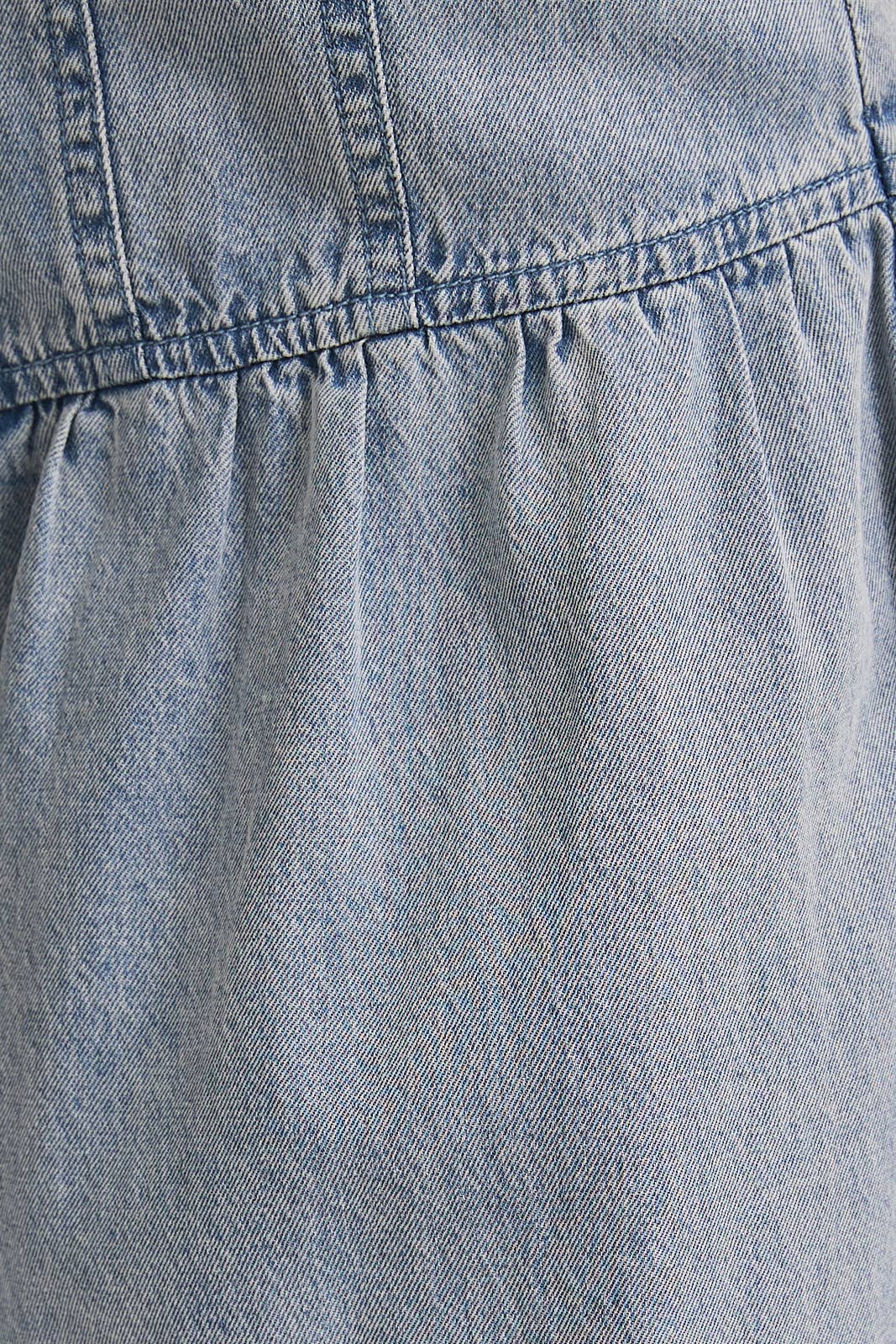 Wide Leg Yoke Tencel Pants