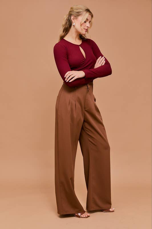 Katarina High Waist Wide Leg Pants