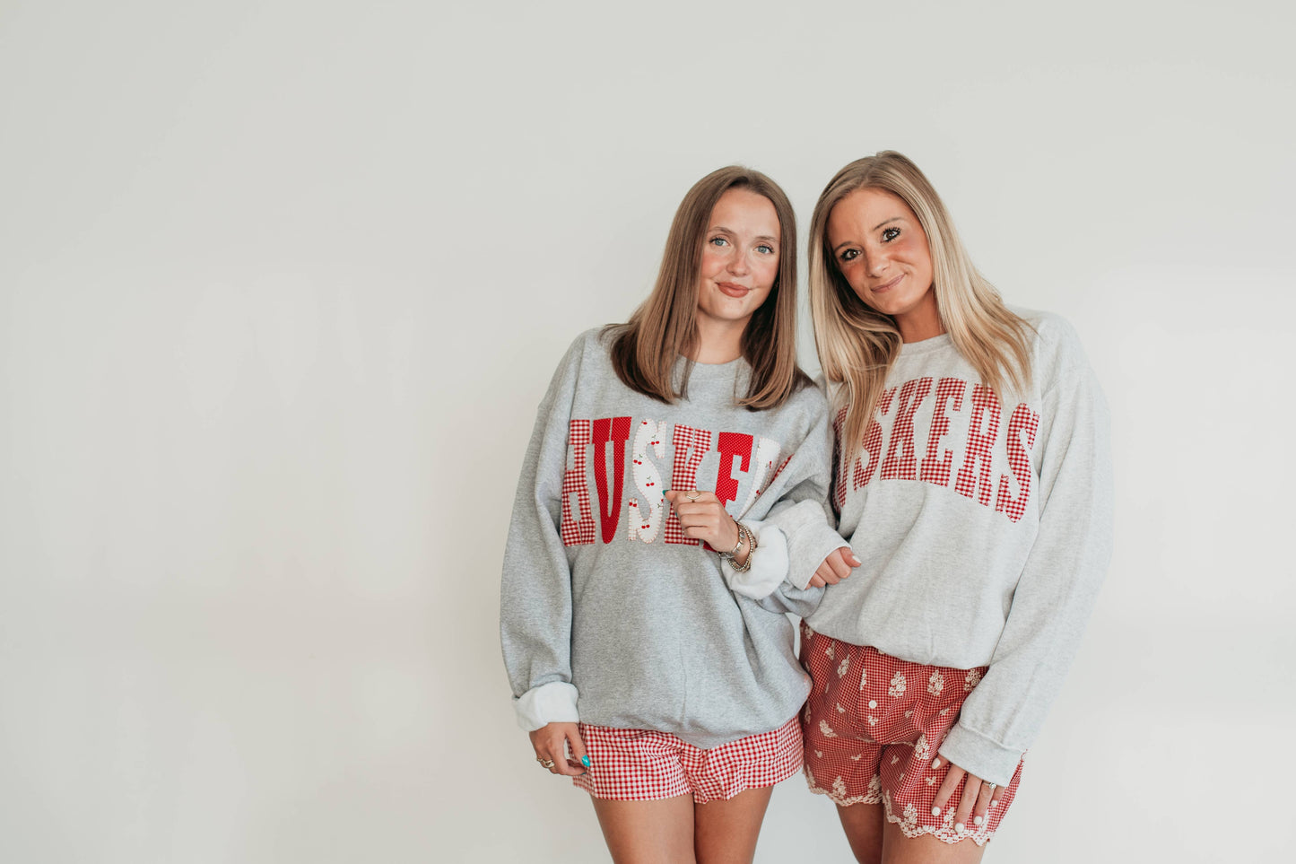 Nebraska Huskers Patchwork Sweatshirt