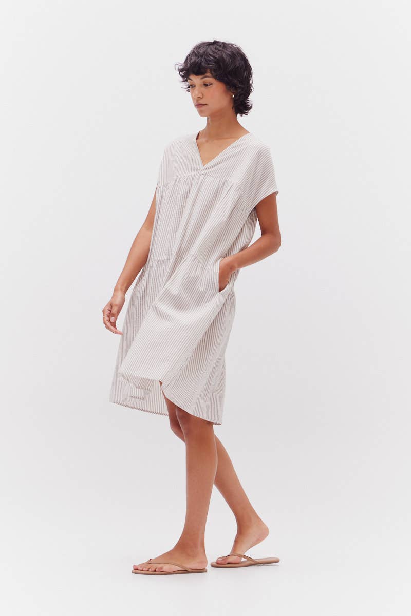 Cotton Striped Dress - NYC