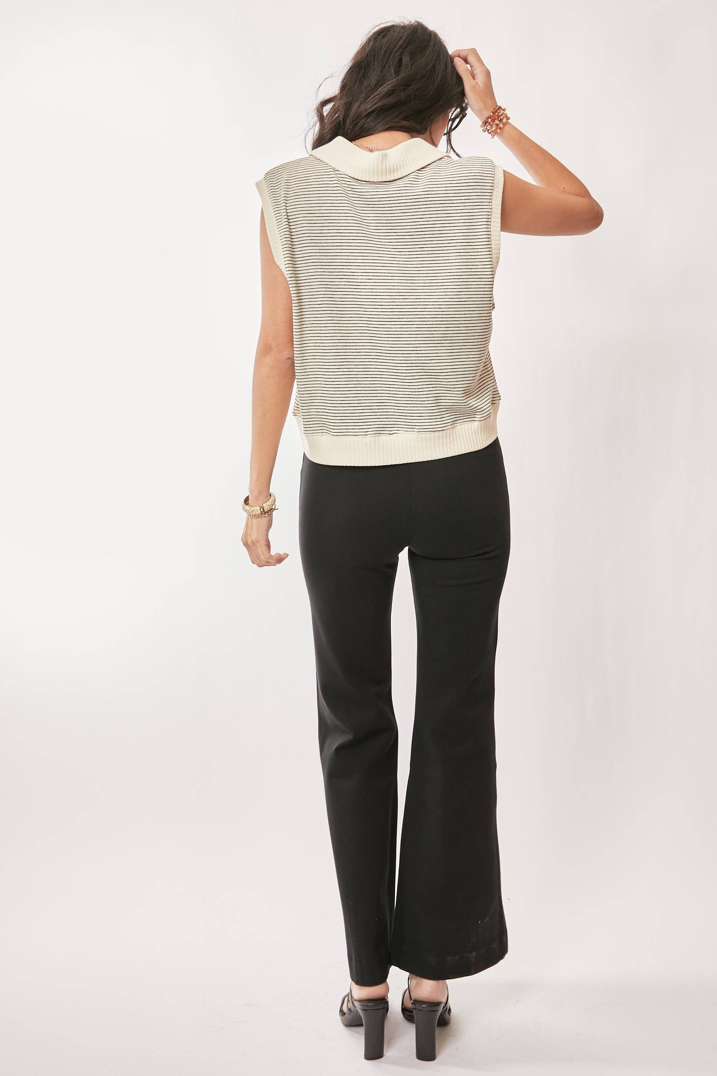 PLUS FRENCH TERRY BOXY FIT VEST SLEEVELESS TOP