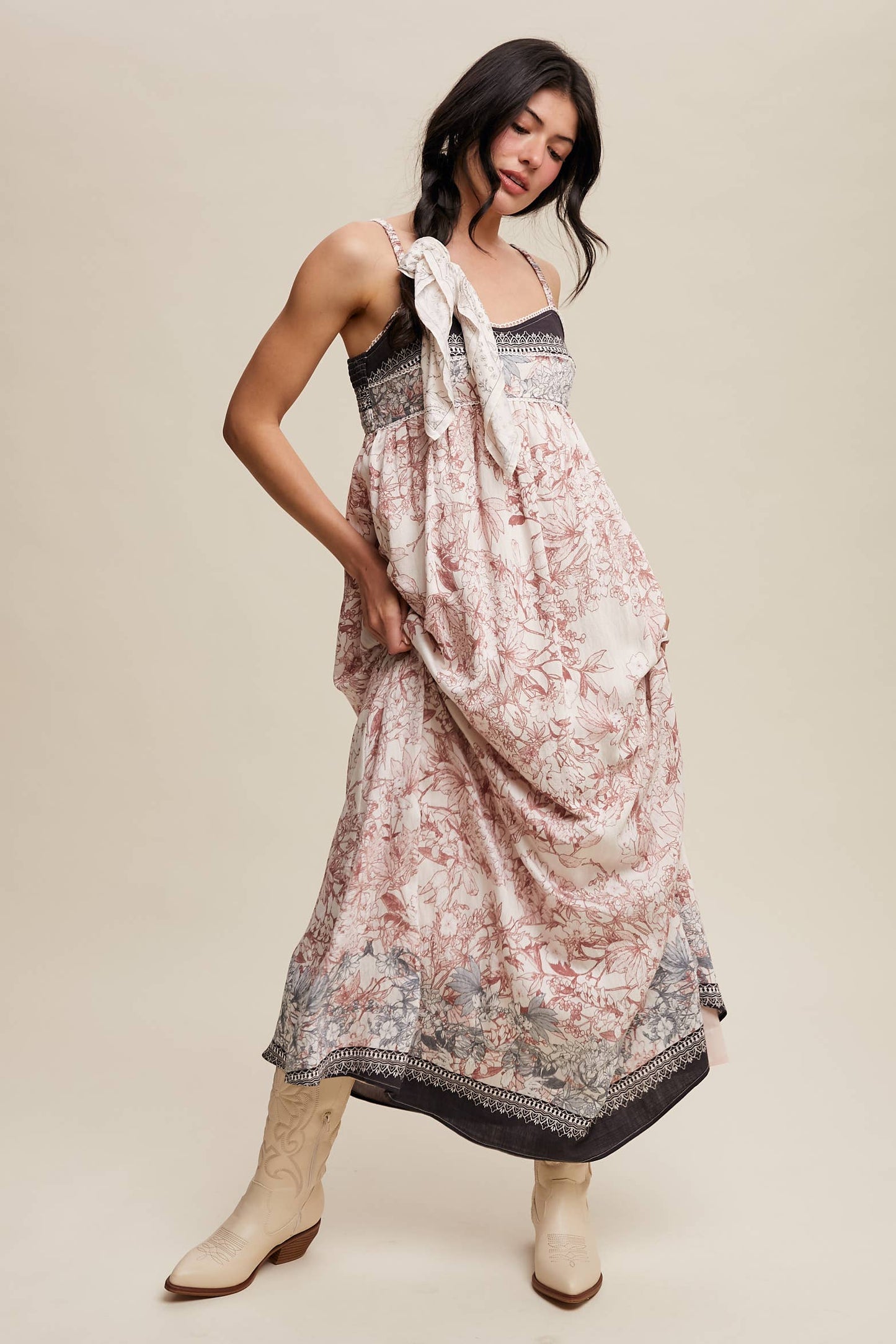 Ethereal Floral Maxi Dress