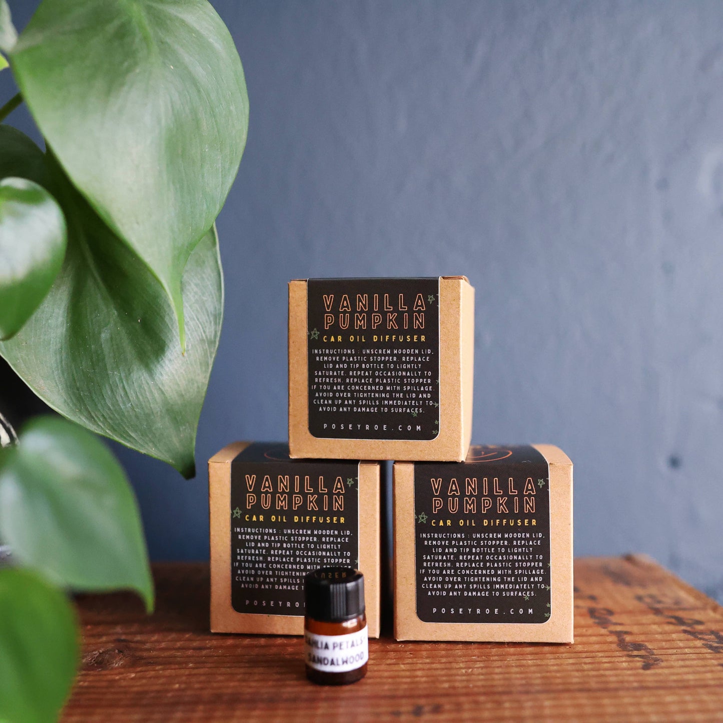Vanilla Pumpkin Scented Oil Car Diffuser