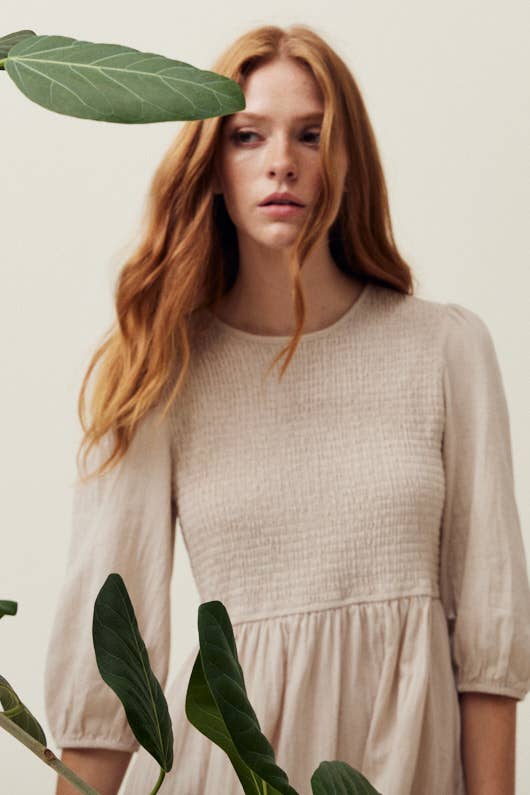 Gabby Smocked Bodice Dress - NYC