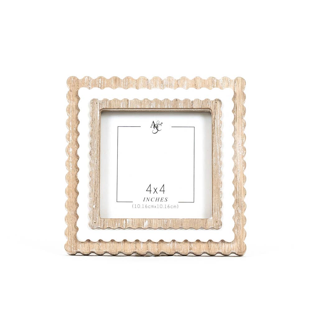 4x4 Scallop Mixed Frame