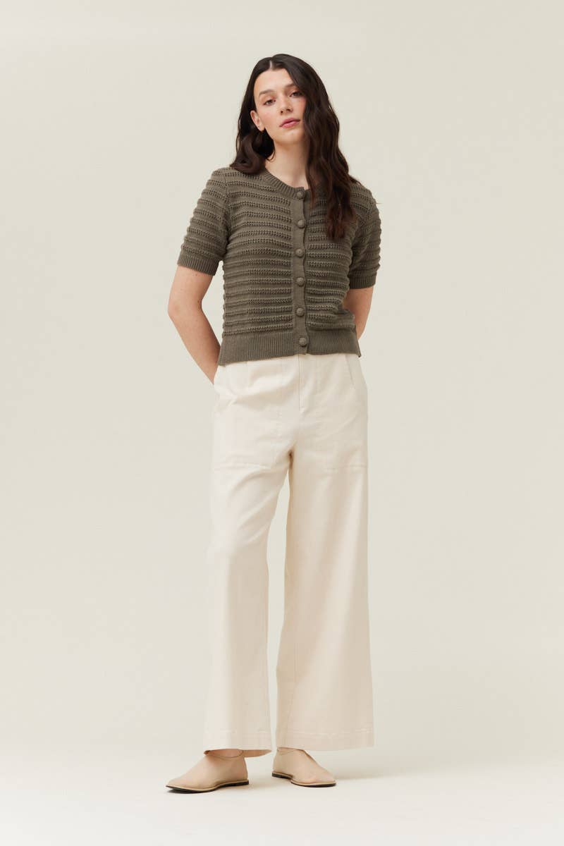 Crochet Knit Cardigan - NYC