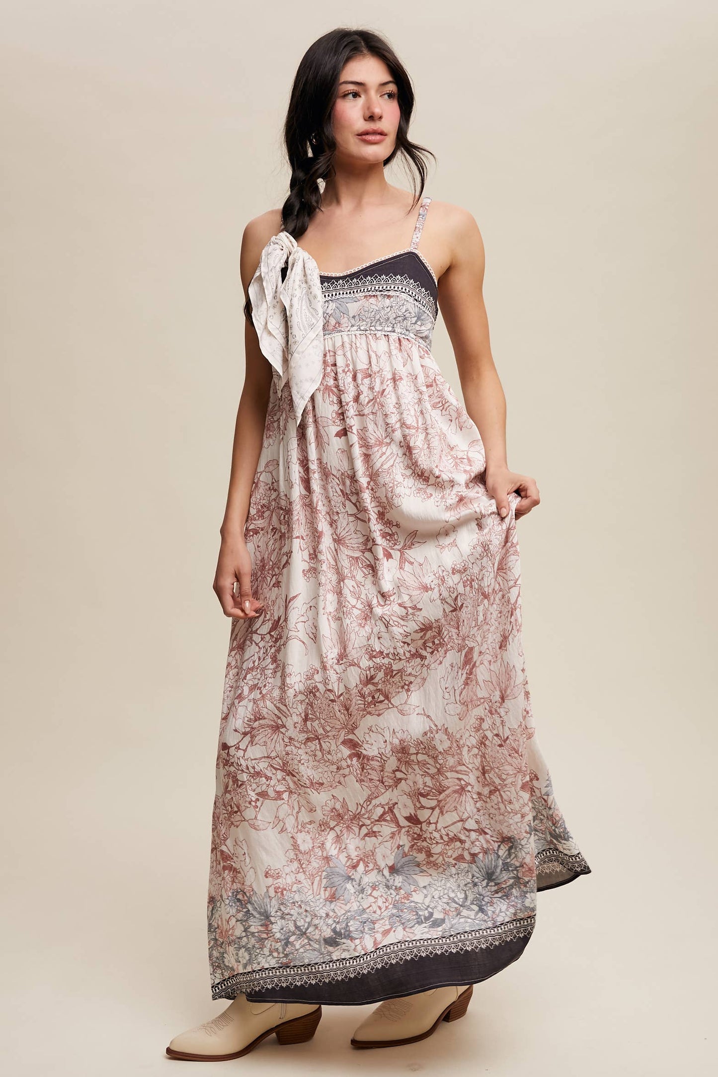 Ethereal Floral Maxi Dress