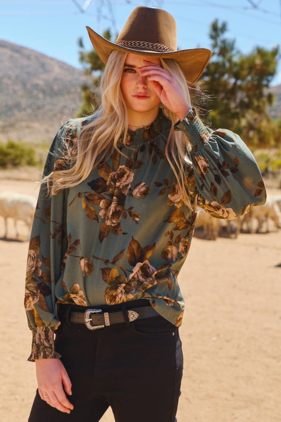 Kara Floral Printed Blouse