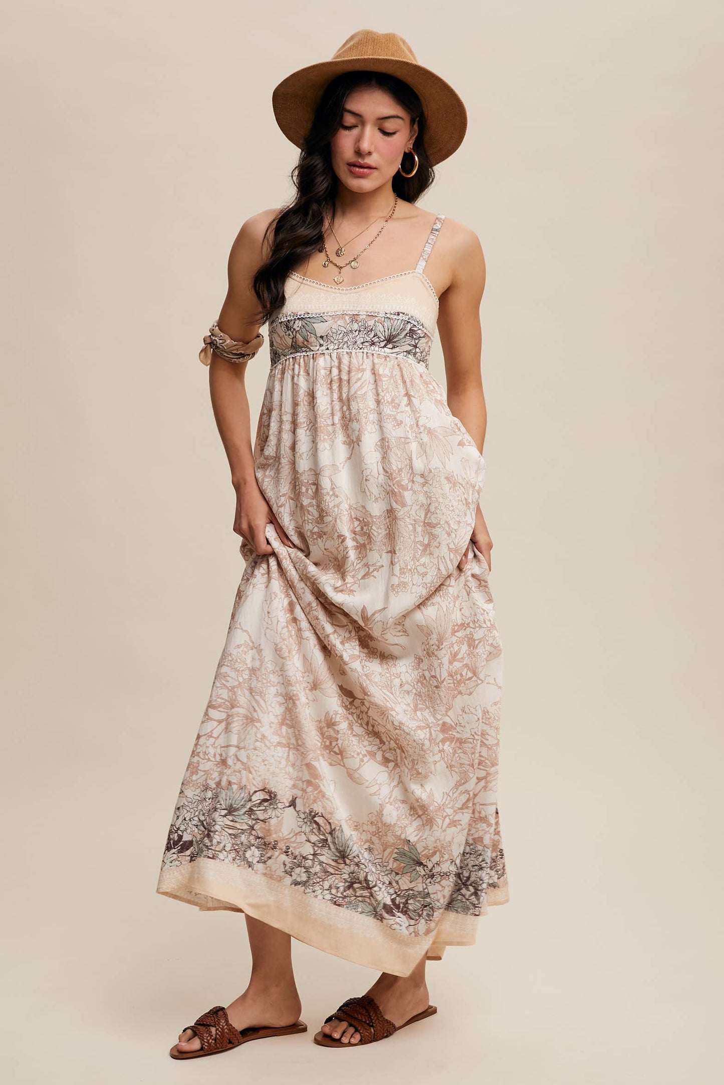 Ethereal Floral Maxi Dress
