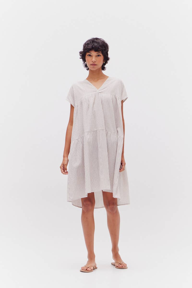 Cotton Striped Dress - NYC