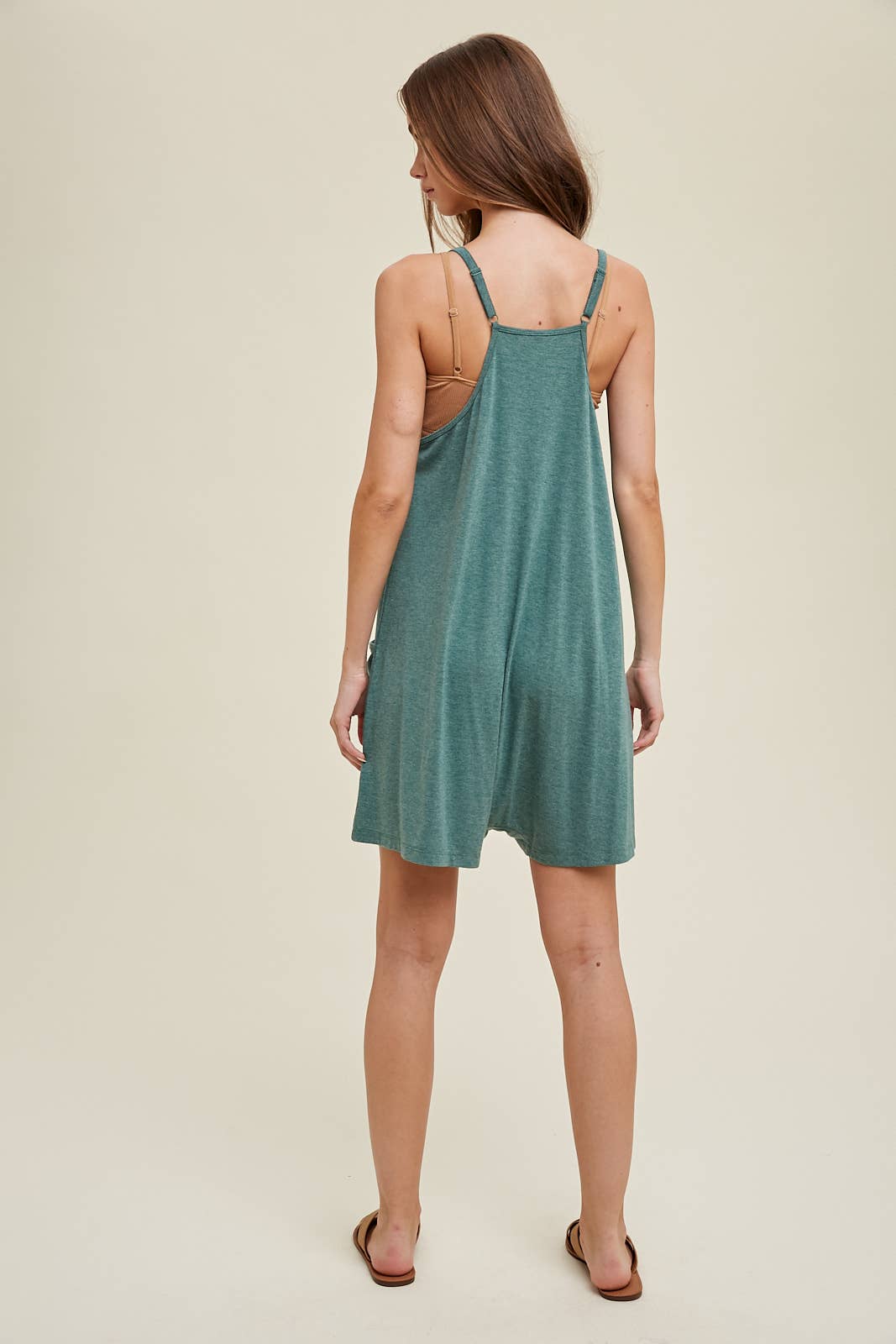 Slub Knit Romper