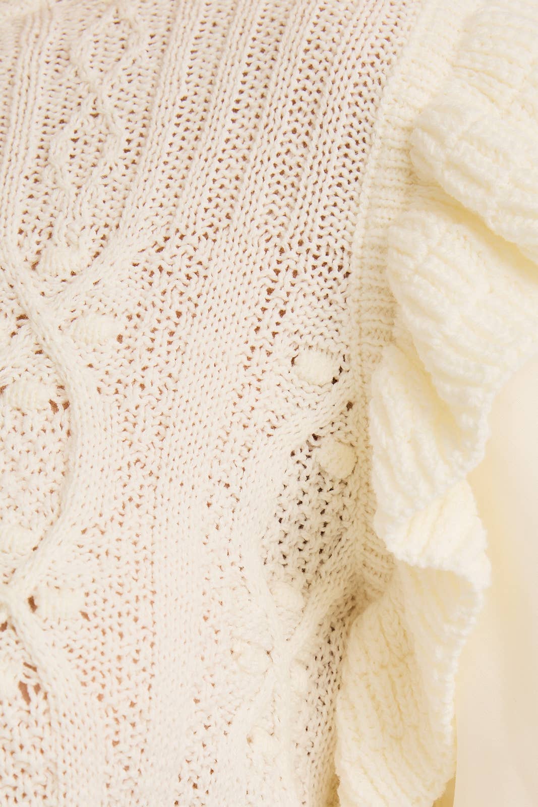 Cafe Pointelle Sweater