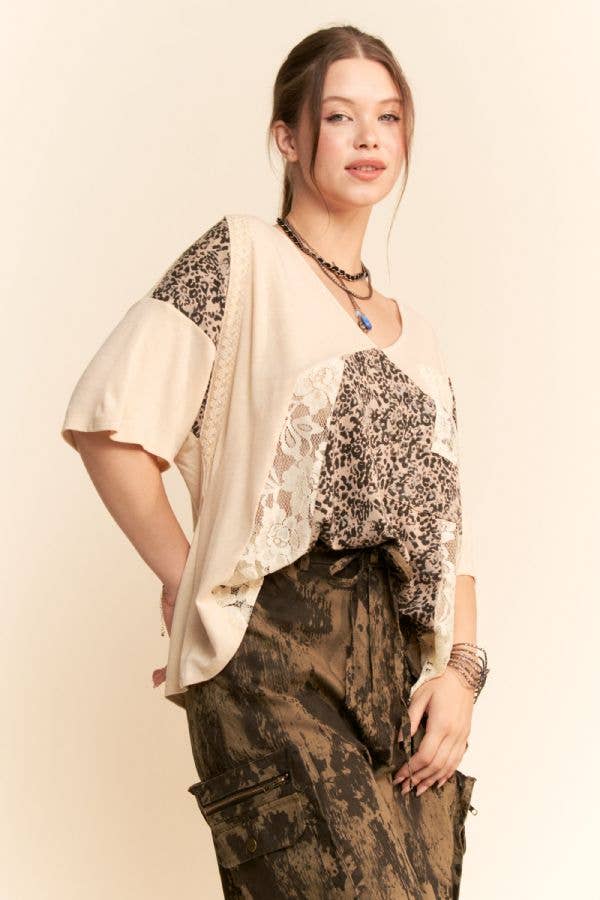 Boho Patchwork Top
