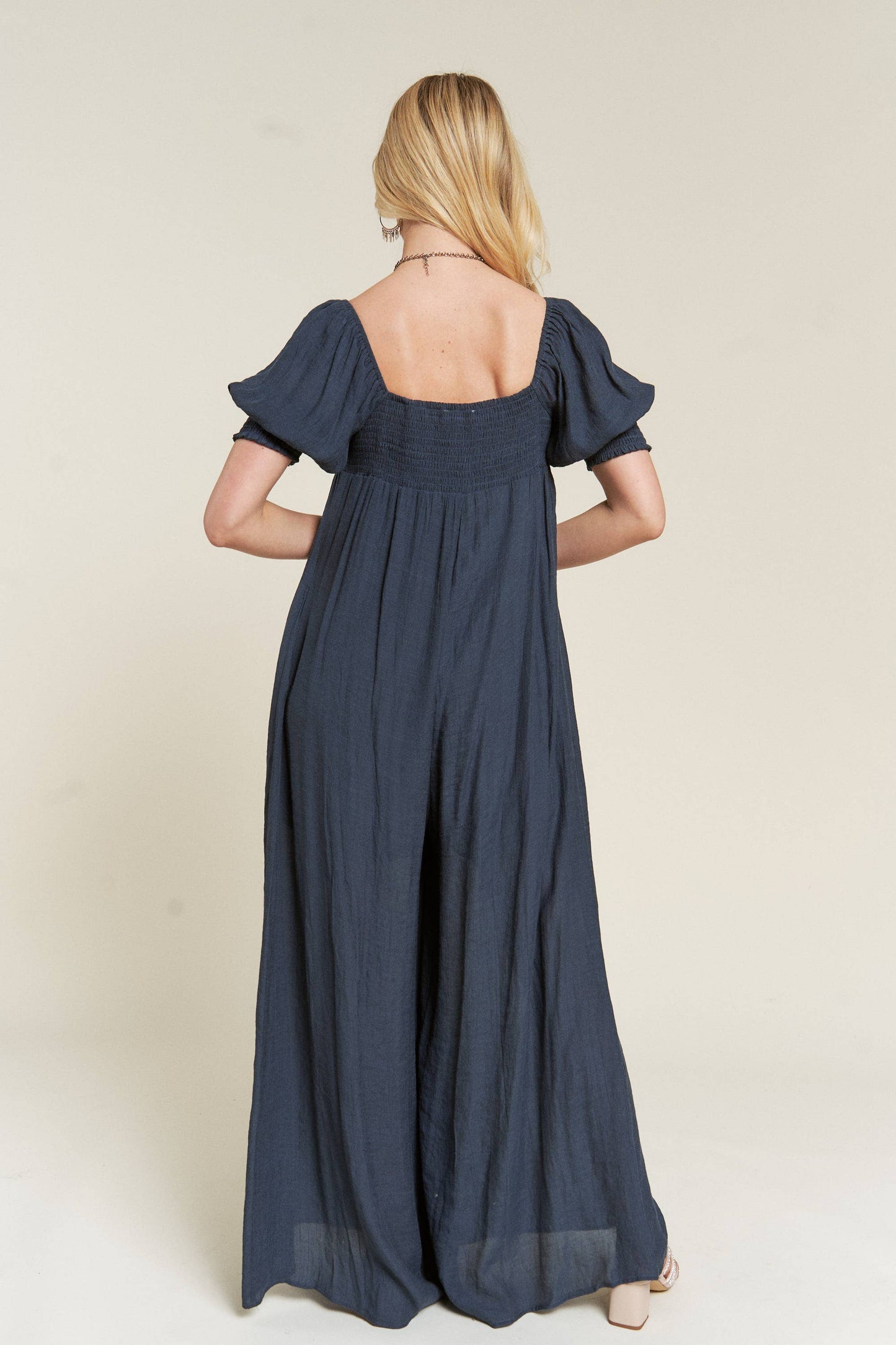 Janna Smocked Jumpsuit