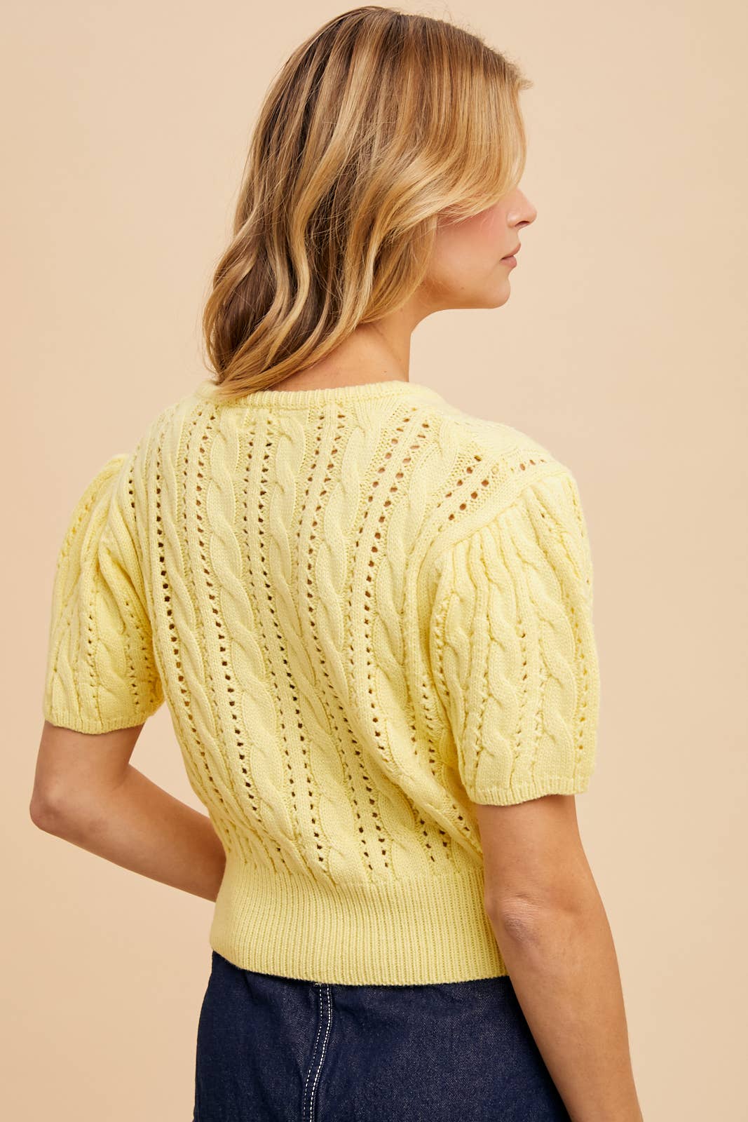 Puff Sleeve Cardigan