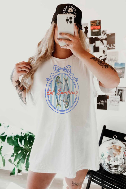 Les Sardines Oversized Tee