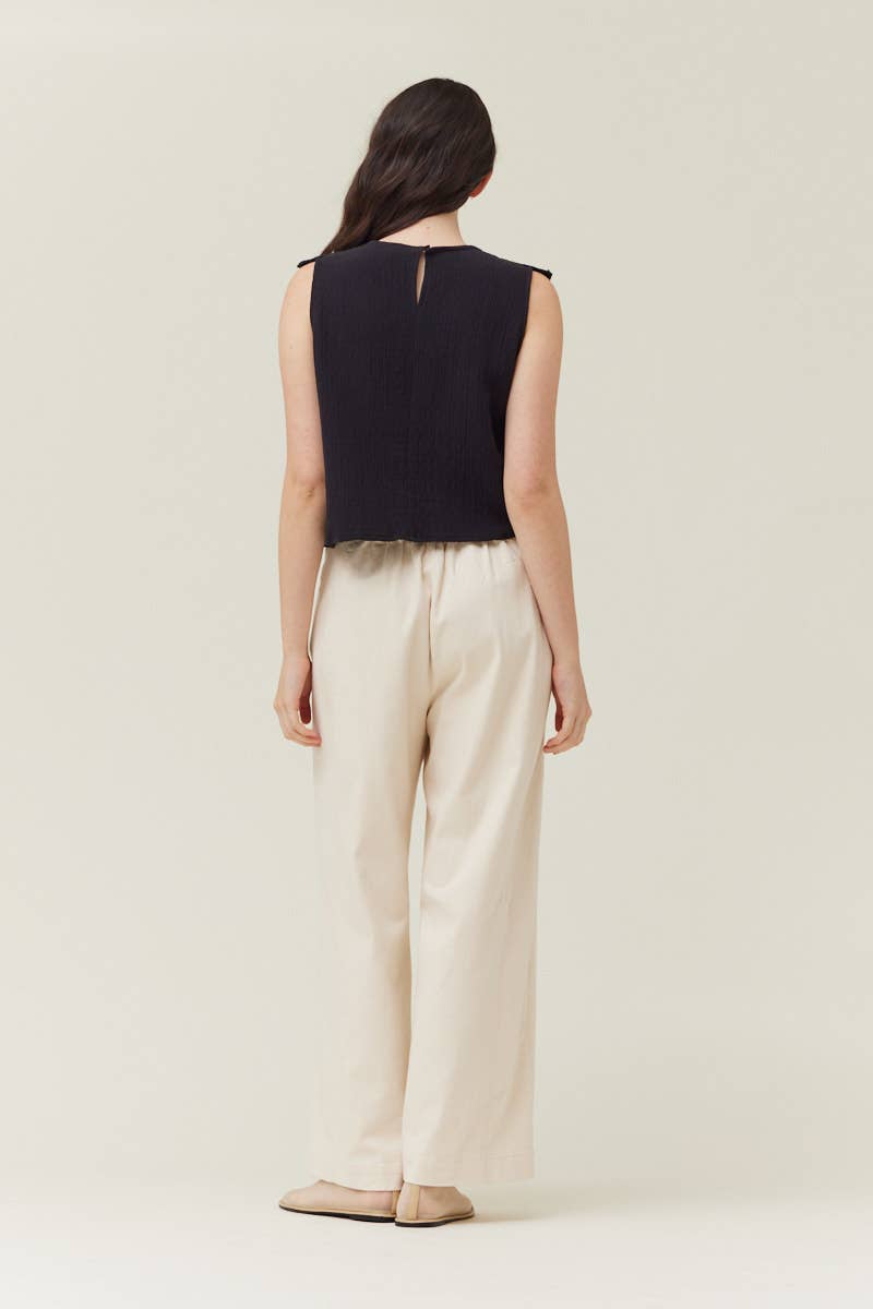 Charlotte Crochet Trim Top - NYC