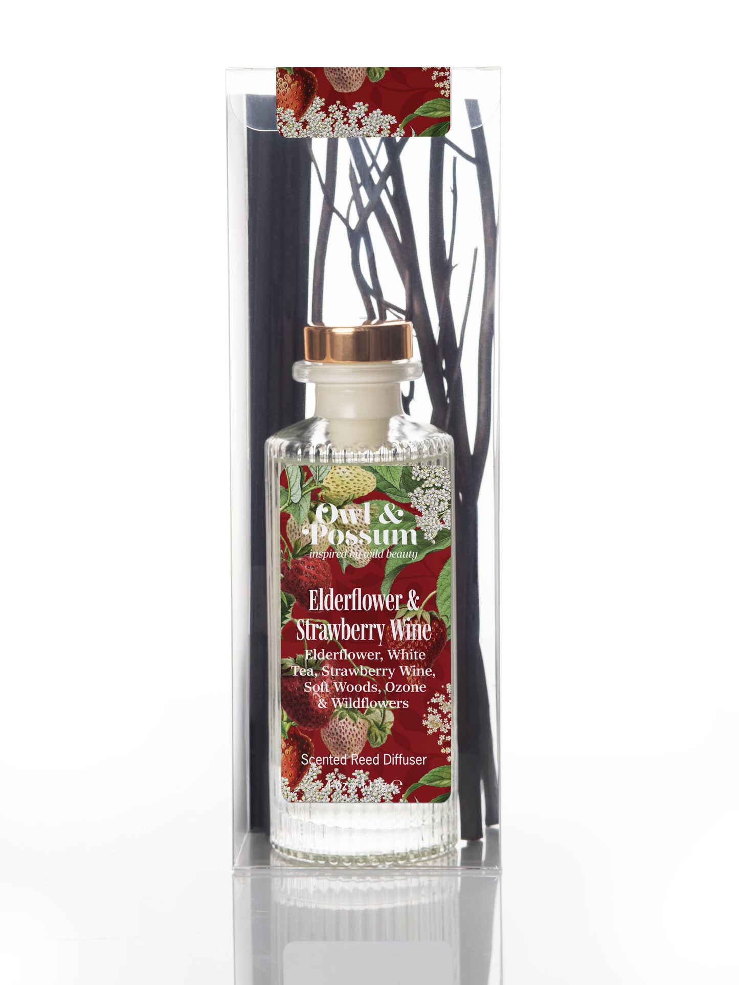 ELDERFLOWER & STRAWBERRY WINE Reed Diffuser