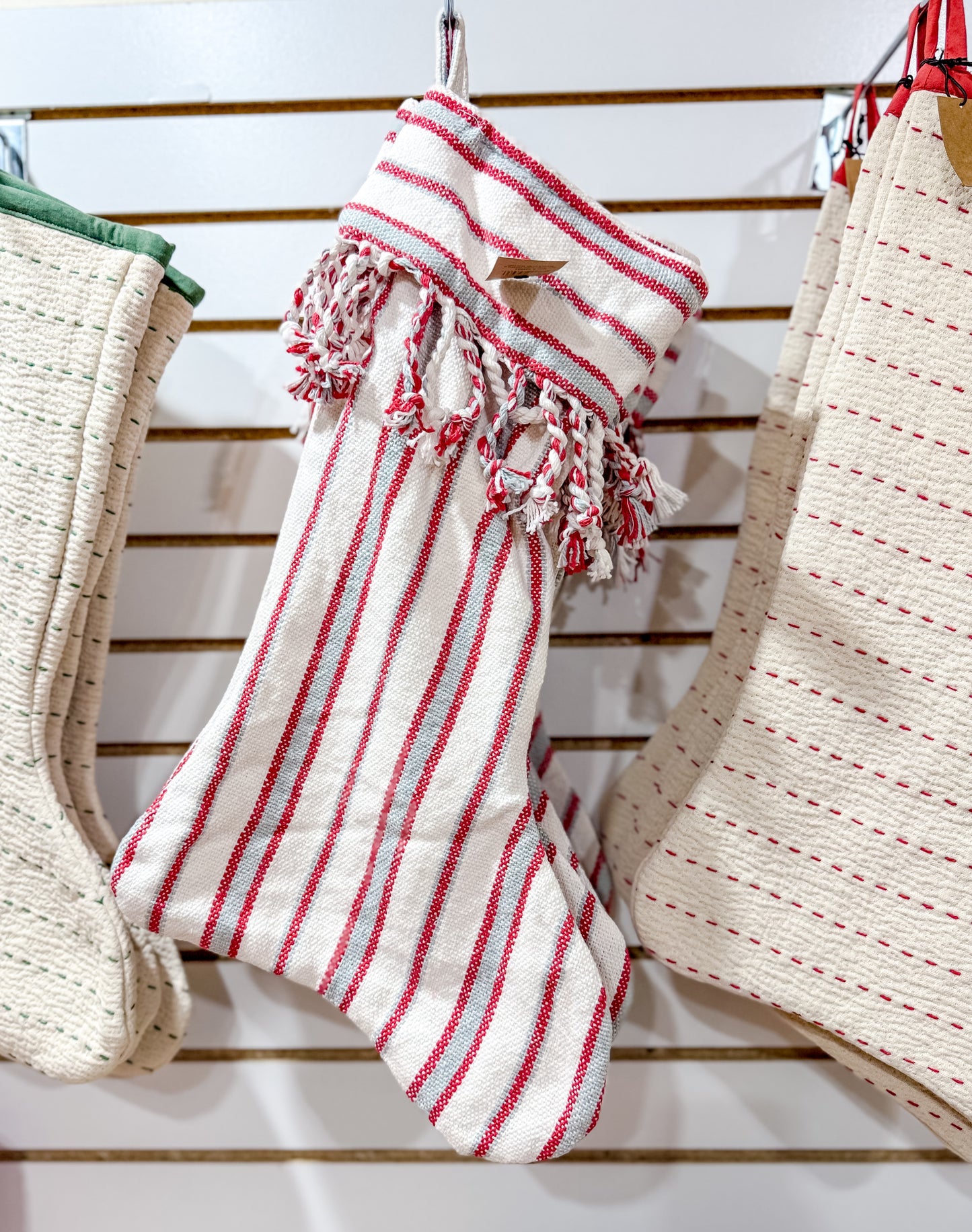 Kantha Stitched Stocking