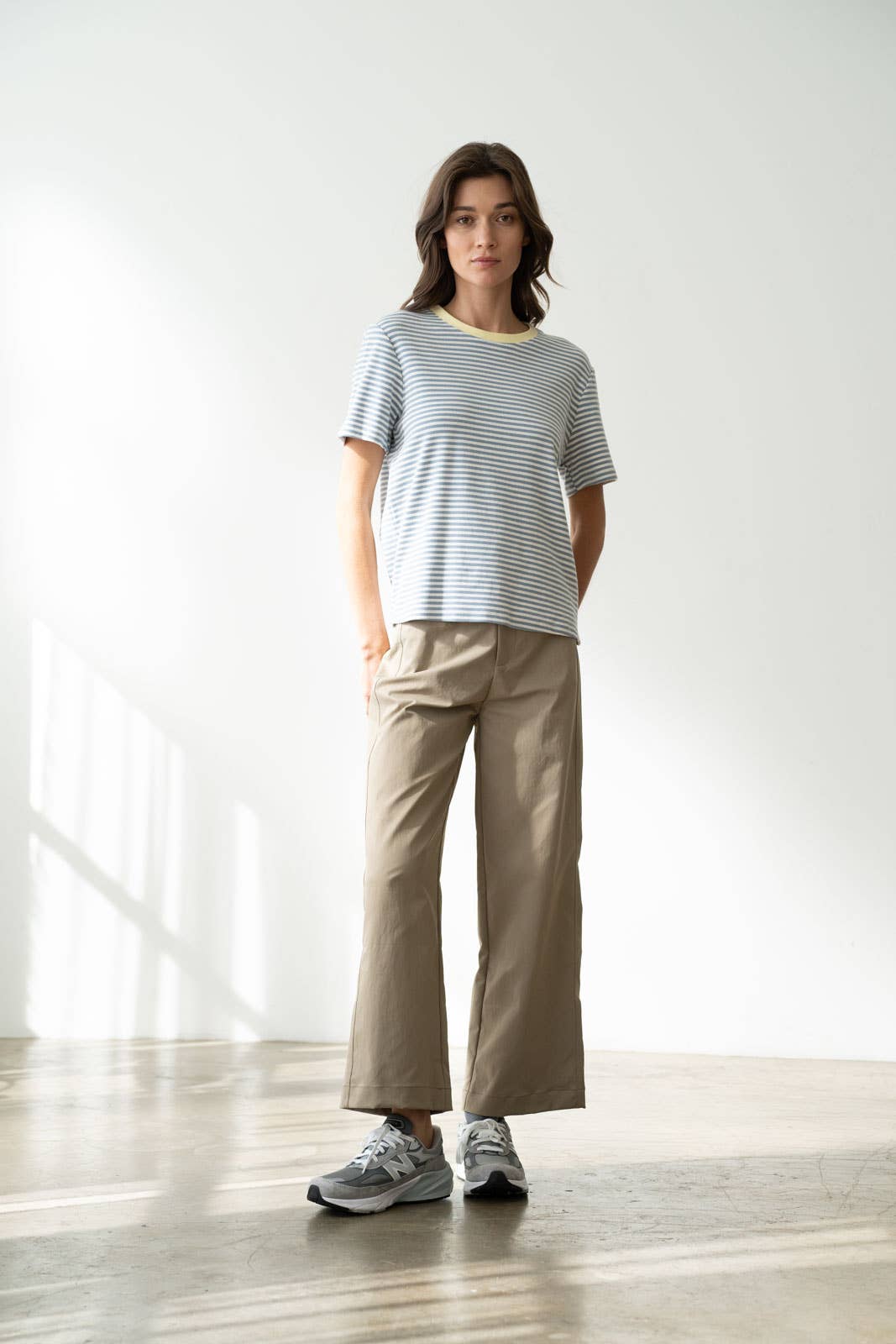 Contrast Striped Top