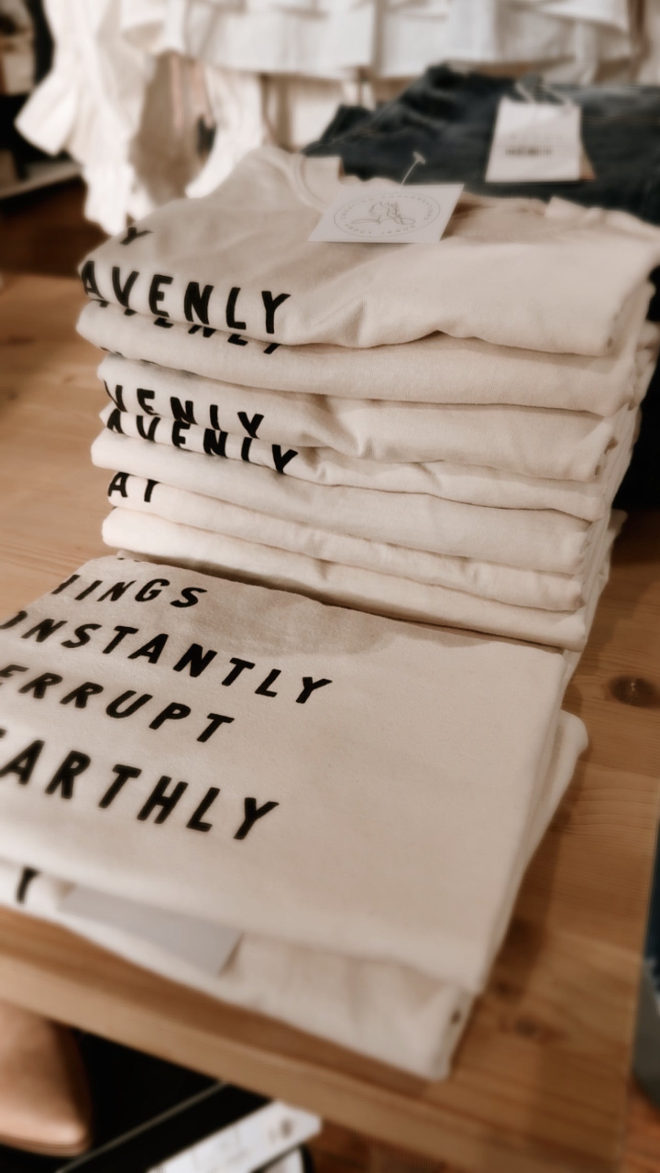Heavenly Things Tee - Ivory