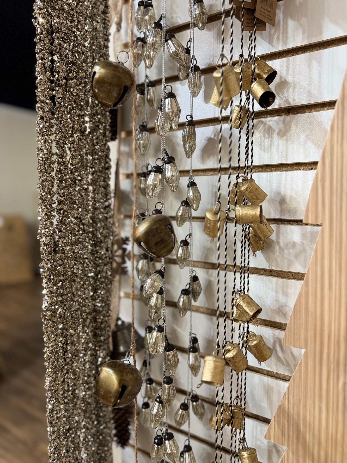 Mercury Glass Silver Garland