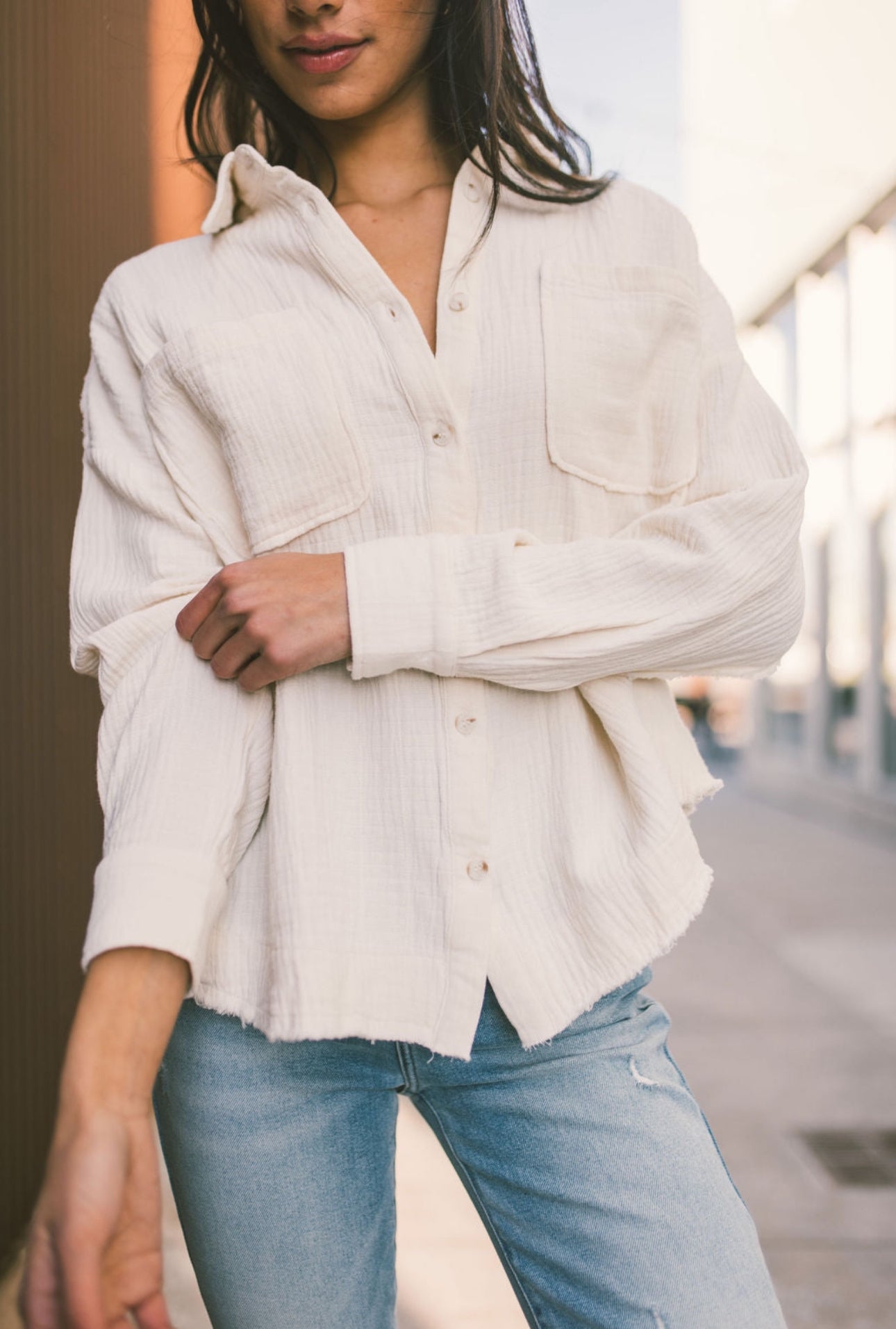 The Ultimate Button Down Top