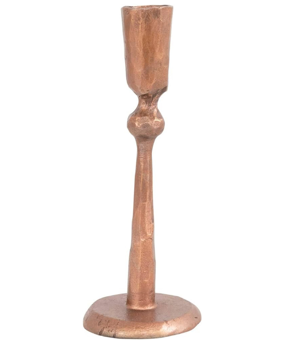 Hand Forged Copper Taper Holder