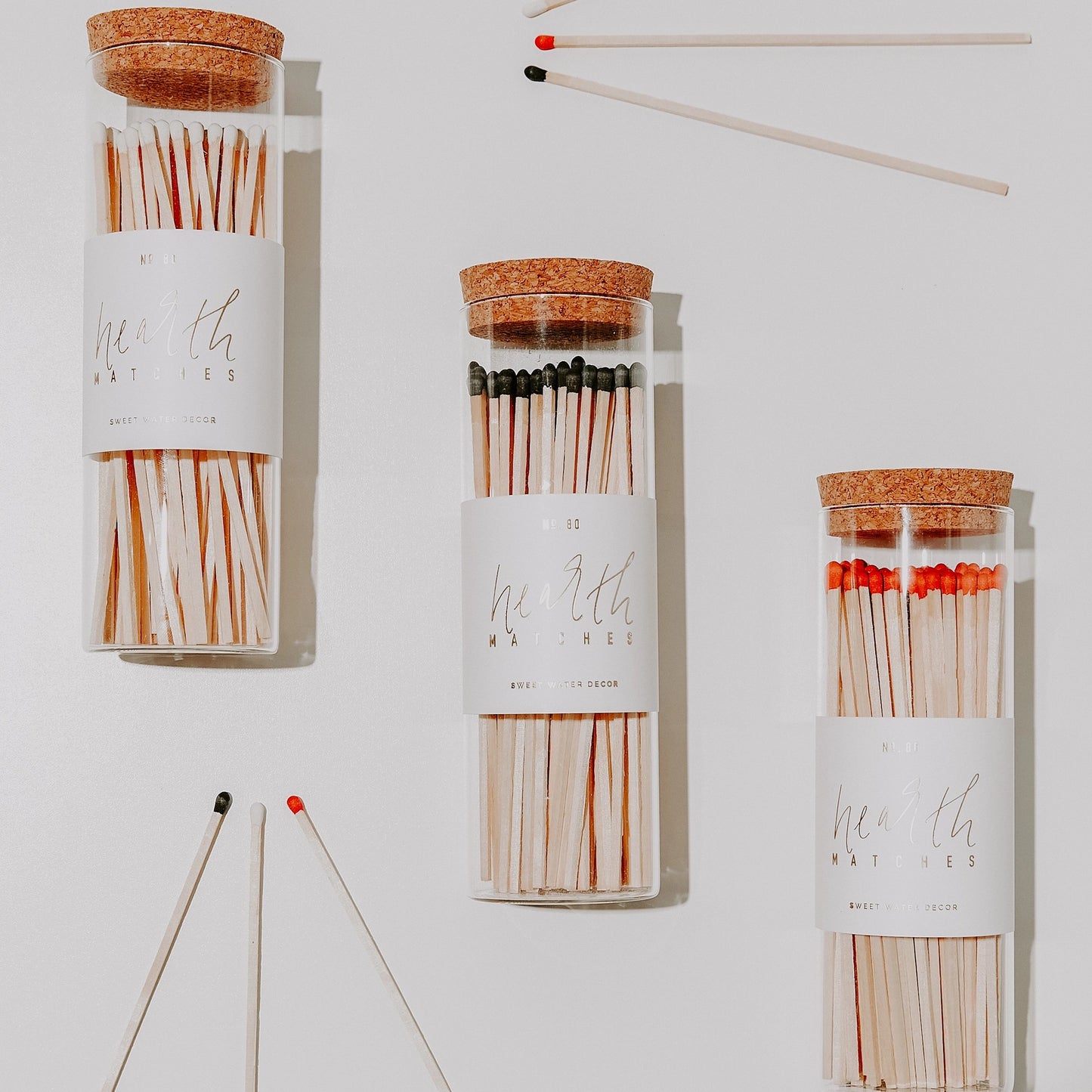 Hearth Matches, White OR Black Tip - Home Decor & Gifts