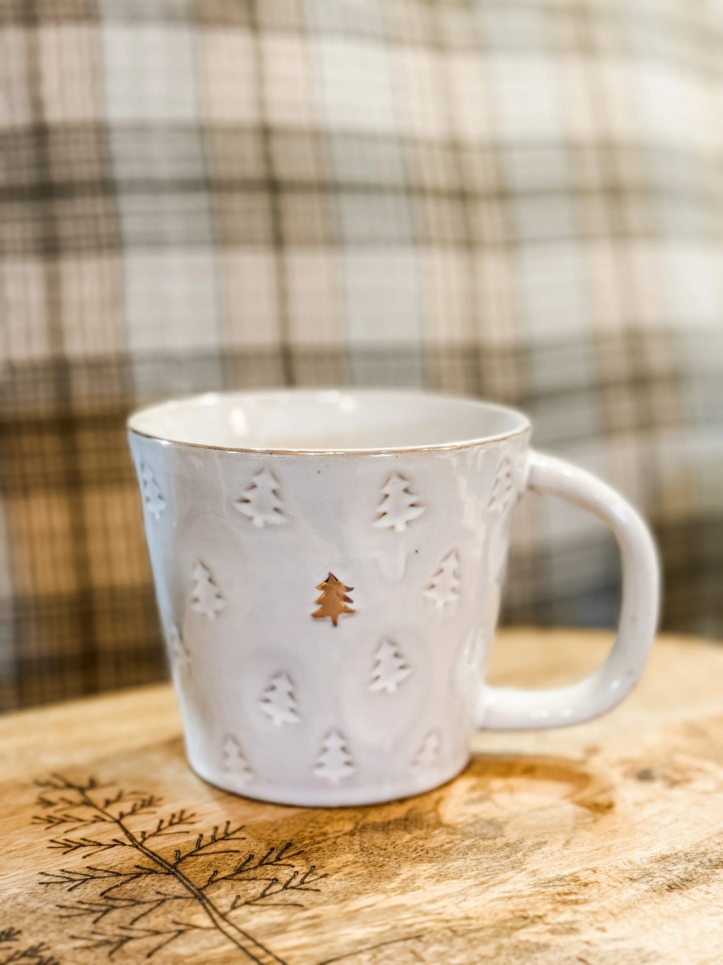 Reactive Glaze Tree Mug