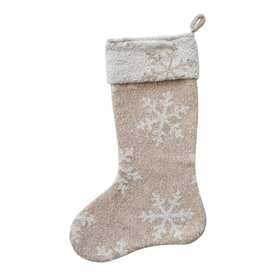 Whimsical Snowflake Stocking