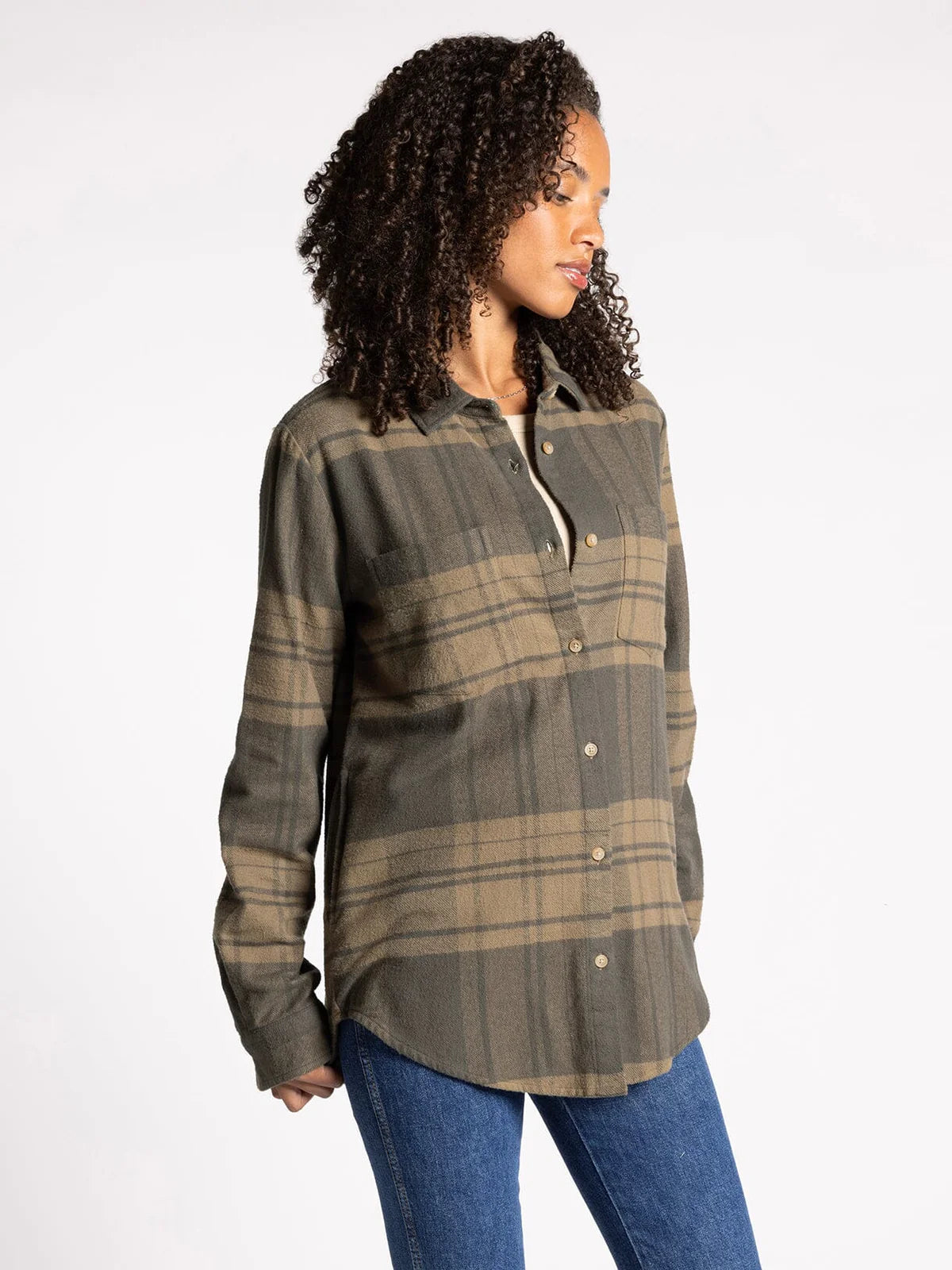 LaRue Top in Moss