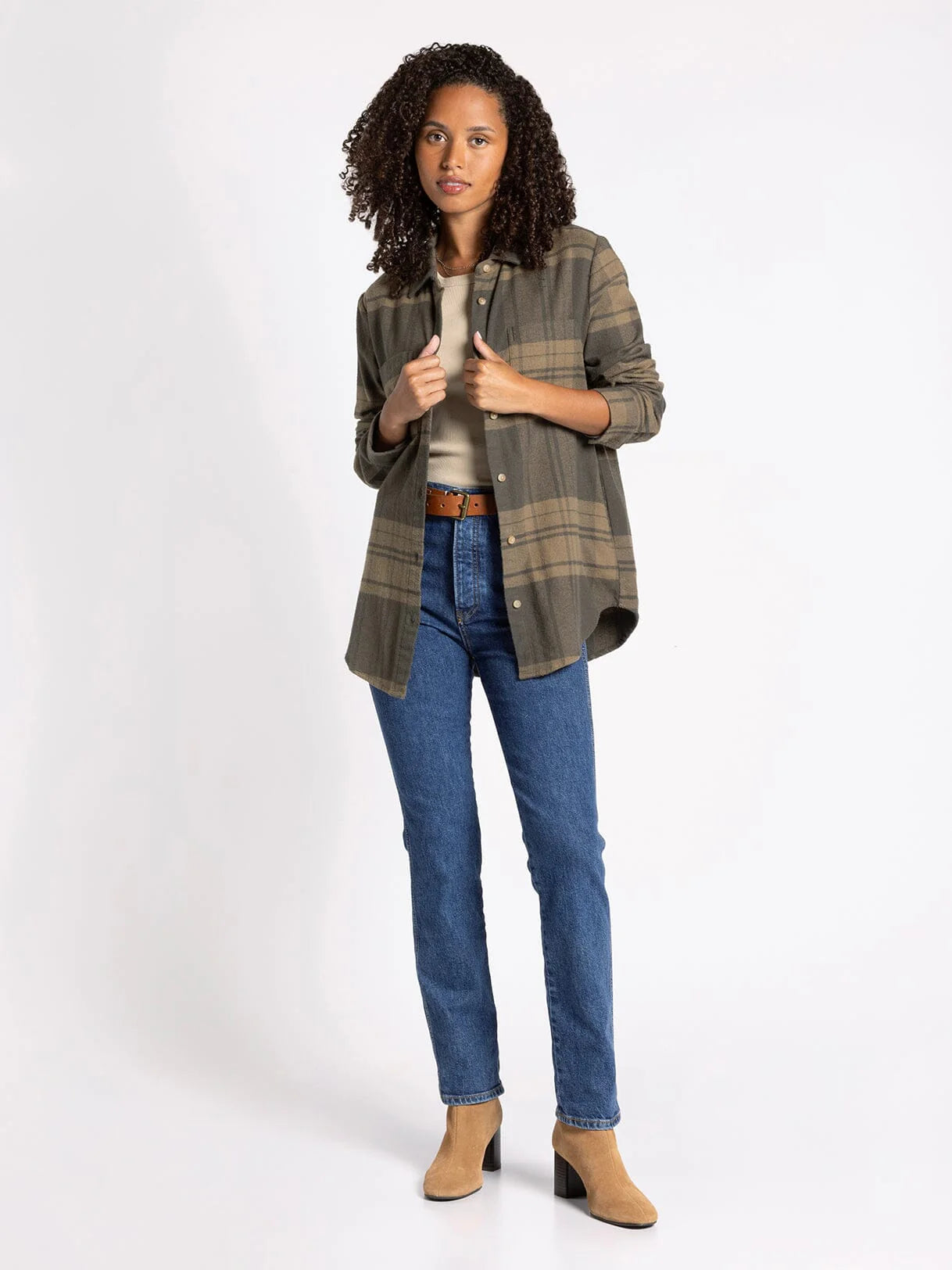 LaRue Top in Moss