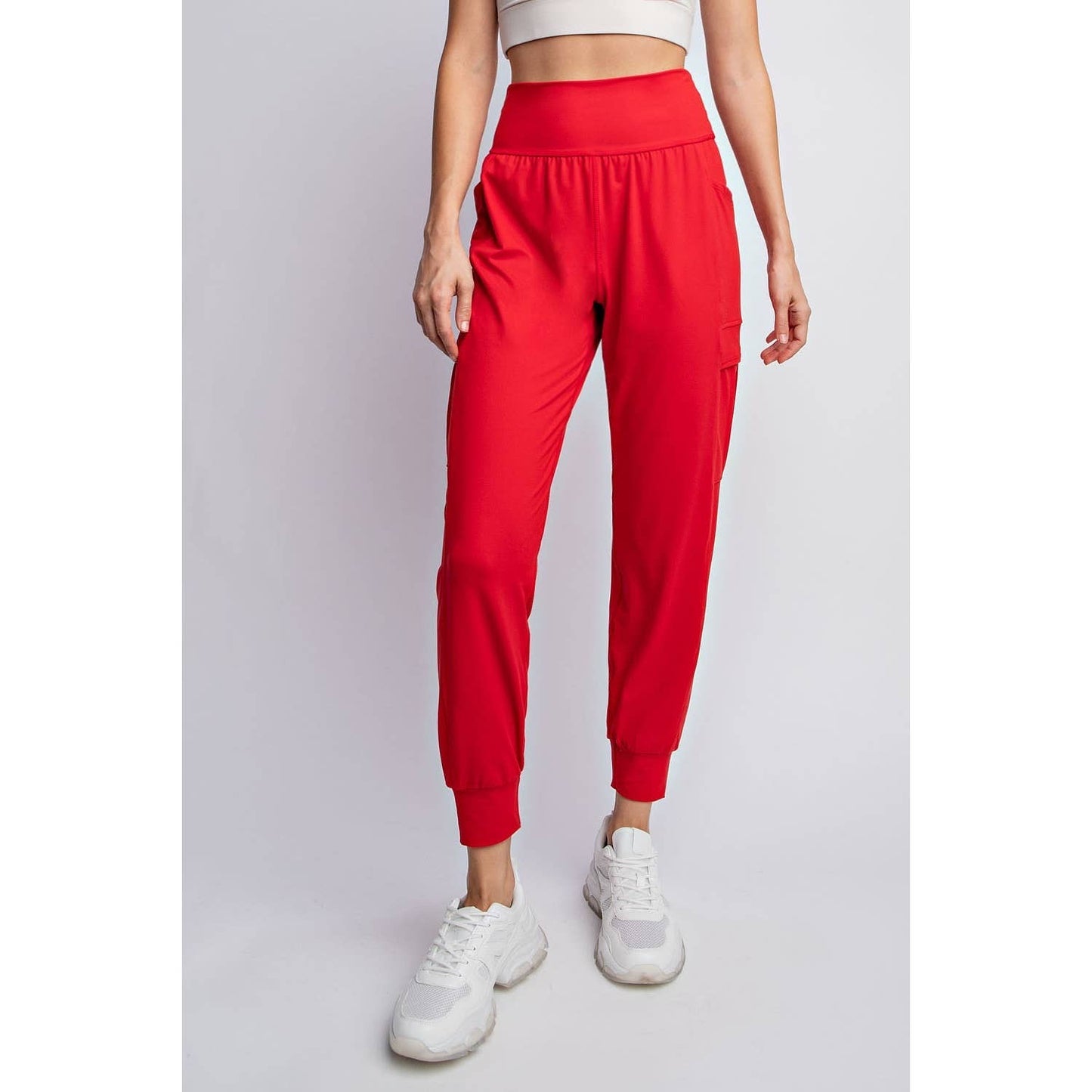 Butter Soft Joggers - True Red
