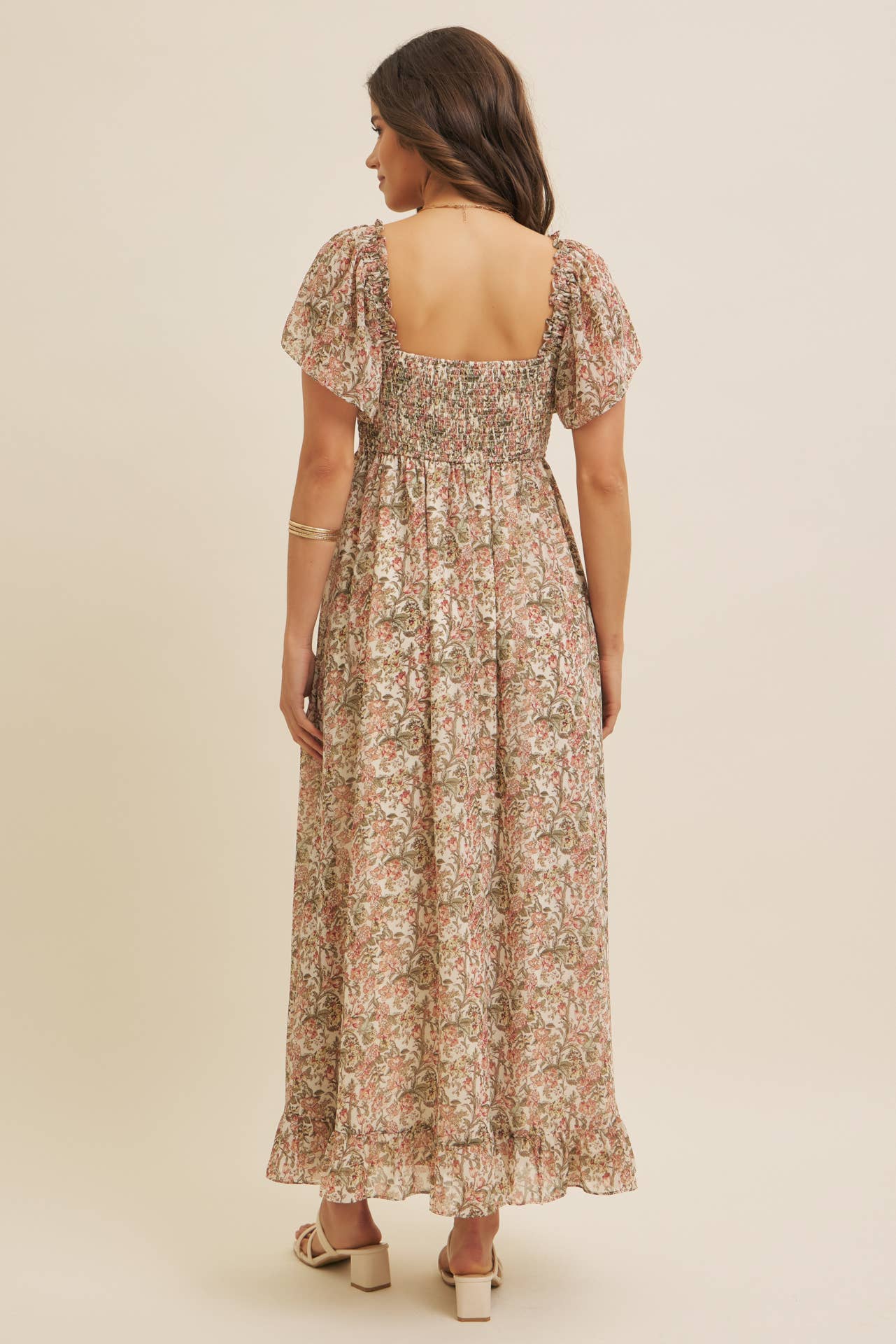 Flutter Maxi Sleeve Dress