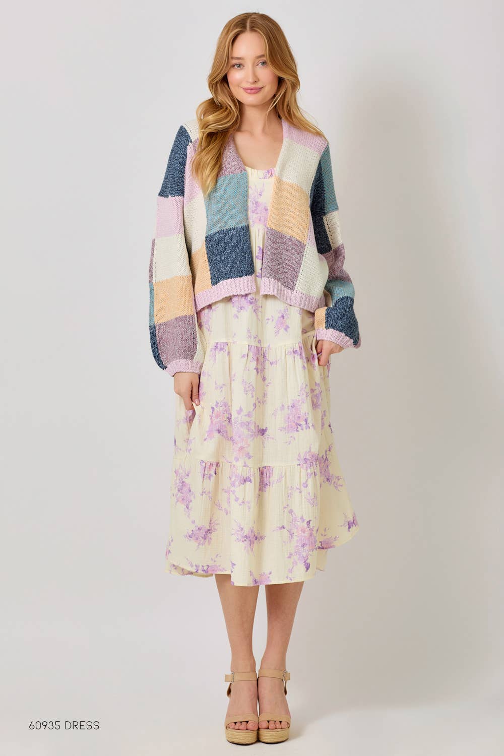 Color Mosaic Cardigan