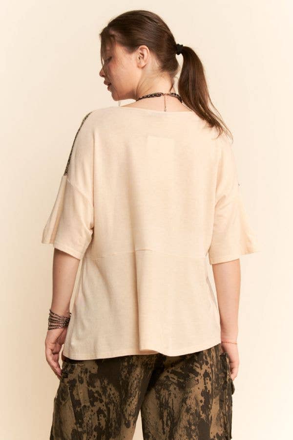 Boho Patchwork Top