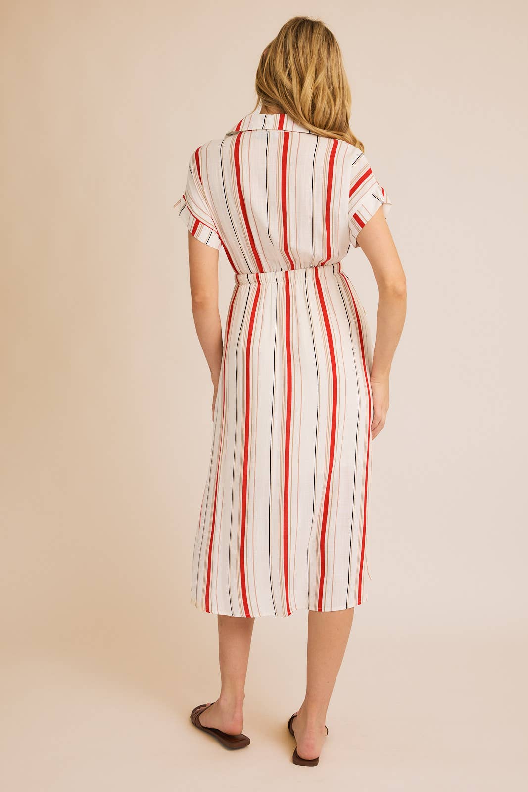 Oaklyn Tie Midi Dress